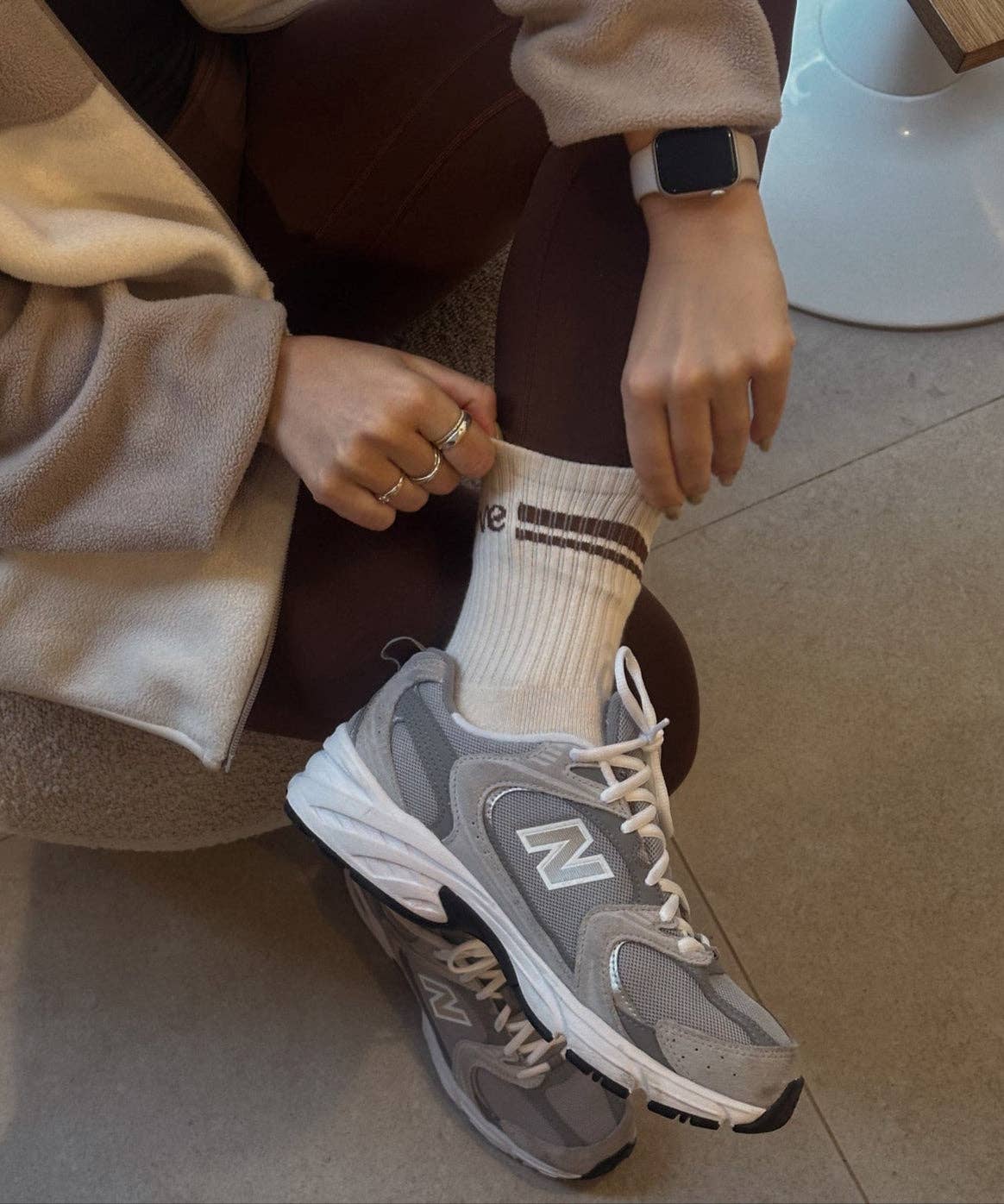 Espresso - Vintage Griffsocken