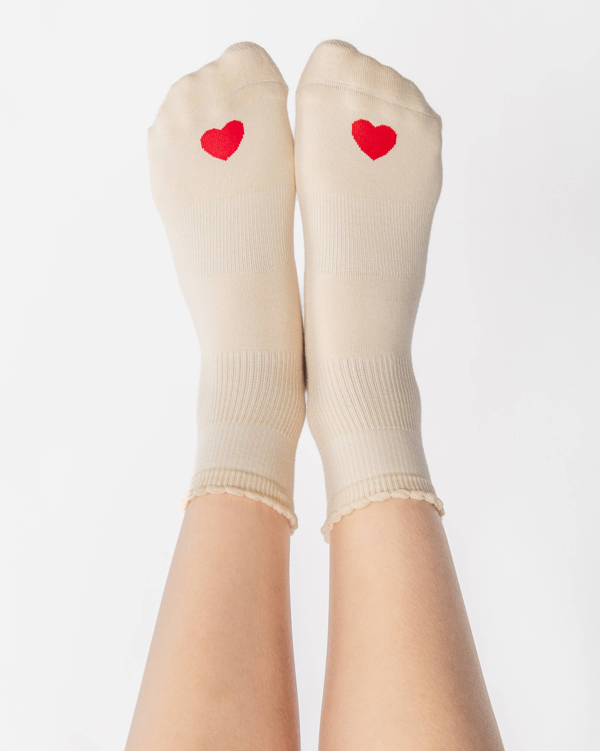 Pointe Studio Love Ankle Grip Socks
