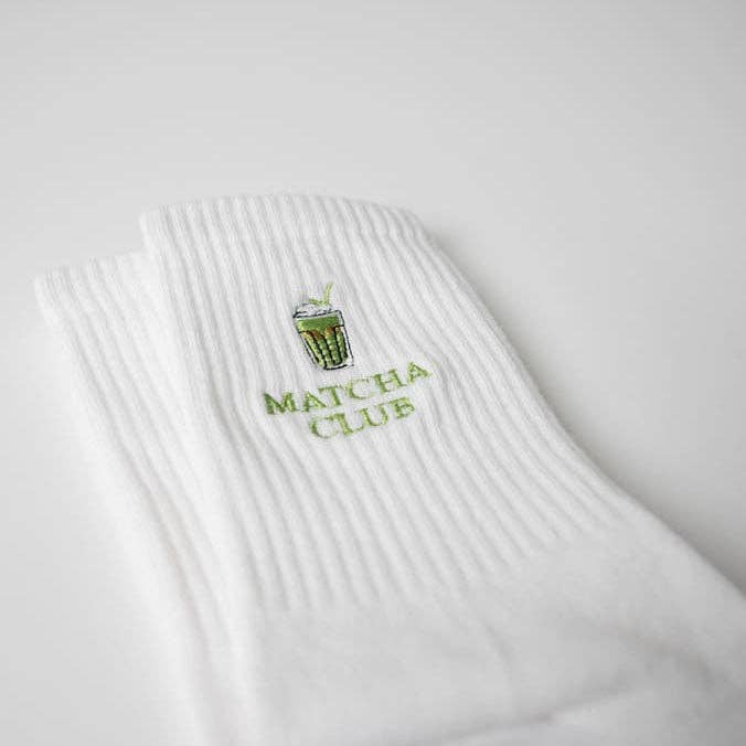 Matcha Club Statement Socken