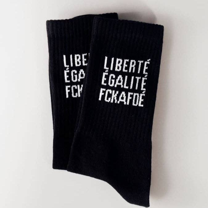 FCKAFDÉ Statement Socken - black