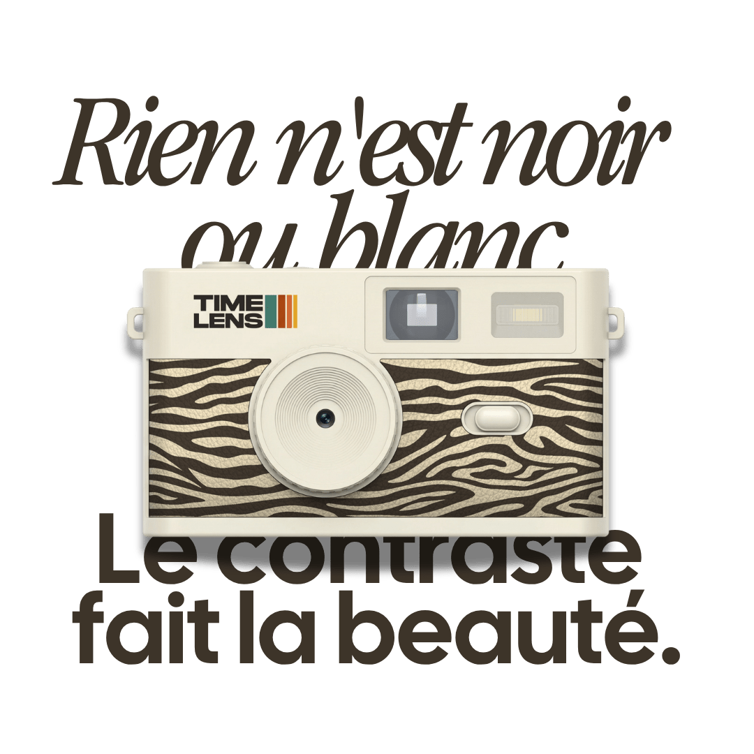 Kamera TimeLens® Cream Zebra