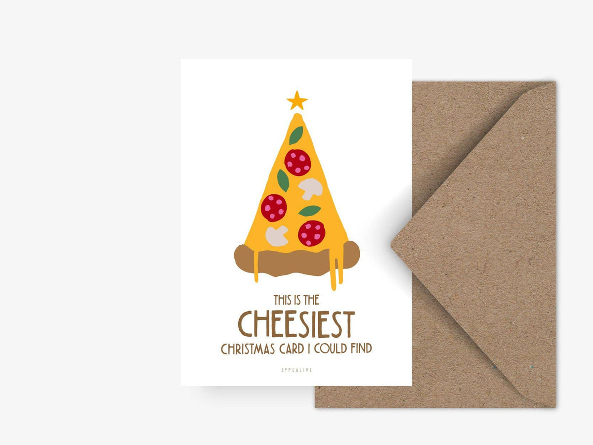 Postkarte / Cheesiest Christmas Card typealive