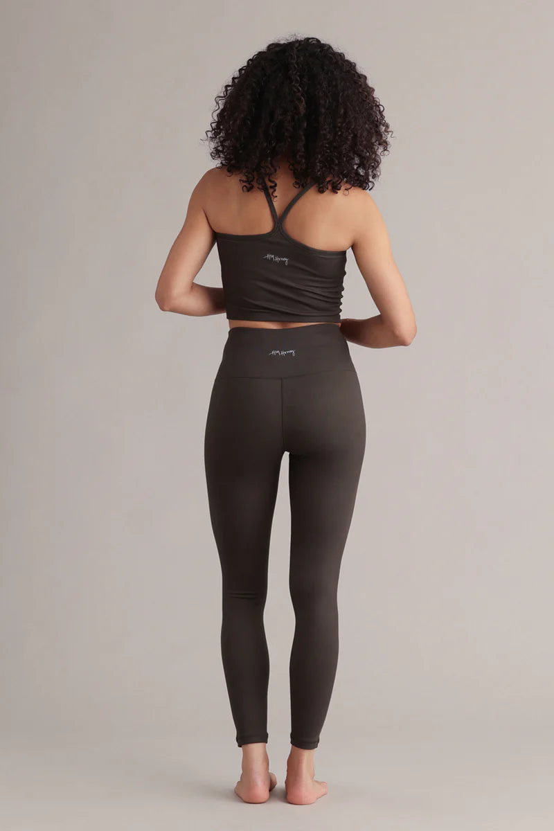 Hey Honey CROPPED HIGH-WAIST LEGGINGS ALWAYS DRESSED FORREST NIGHT