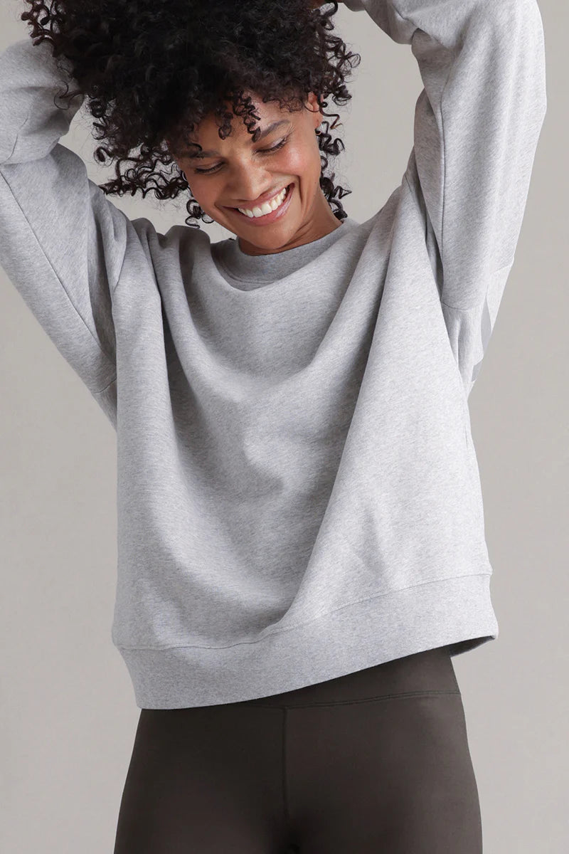 Hey Honey SWEATSHIRT REFLECT GREY MELANGE