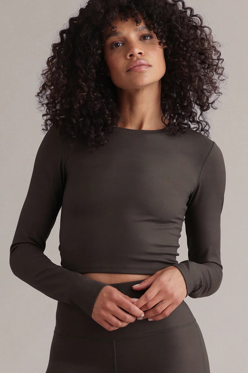 Hey Honey LONGSLEEVE CROPPED ALWAYS DRESSED FORREST NIGHT