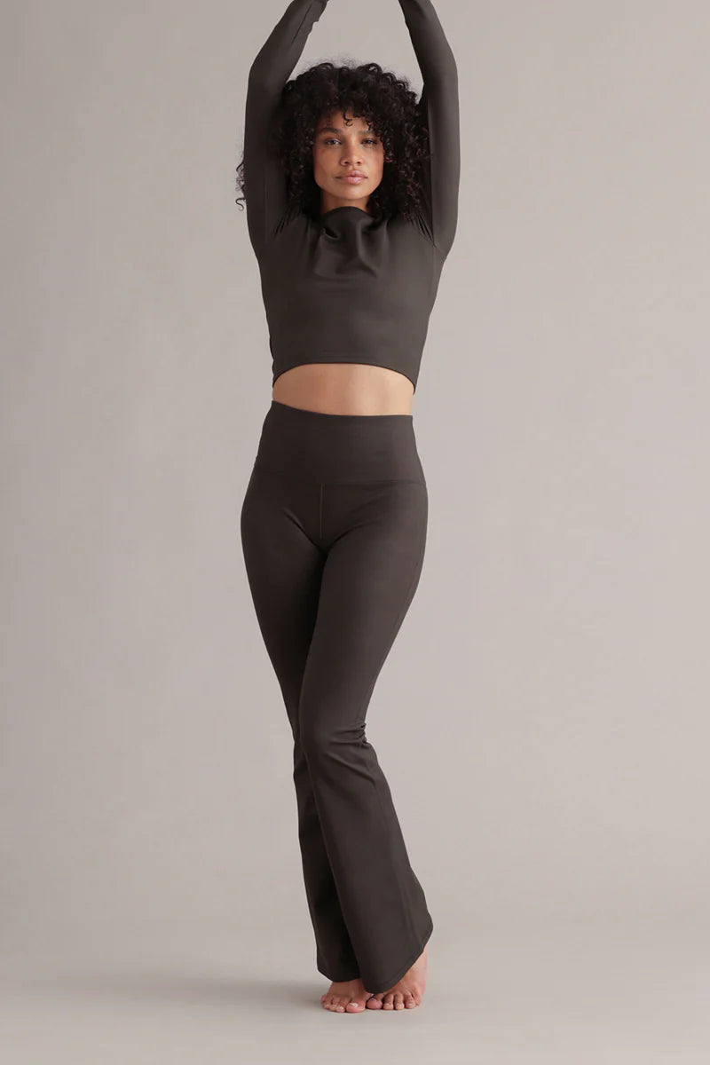 Hey Honey LONGSLEEVE CROPPED ALWAYS DRESSED FORREST NIGHT