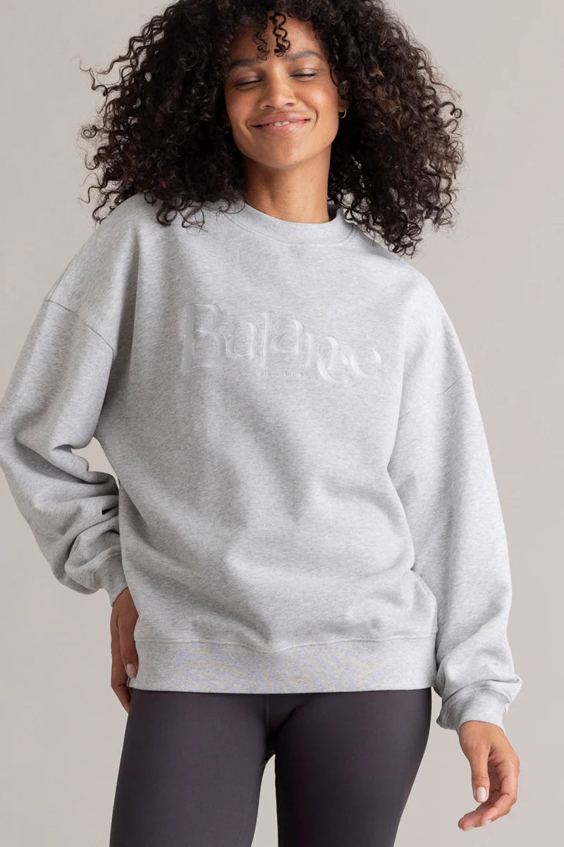 Hey Honey SWEATSHIRT BALANCE GREY MELANGE