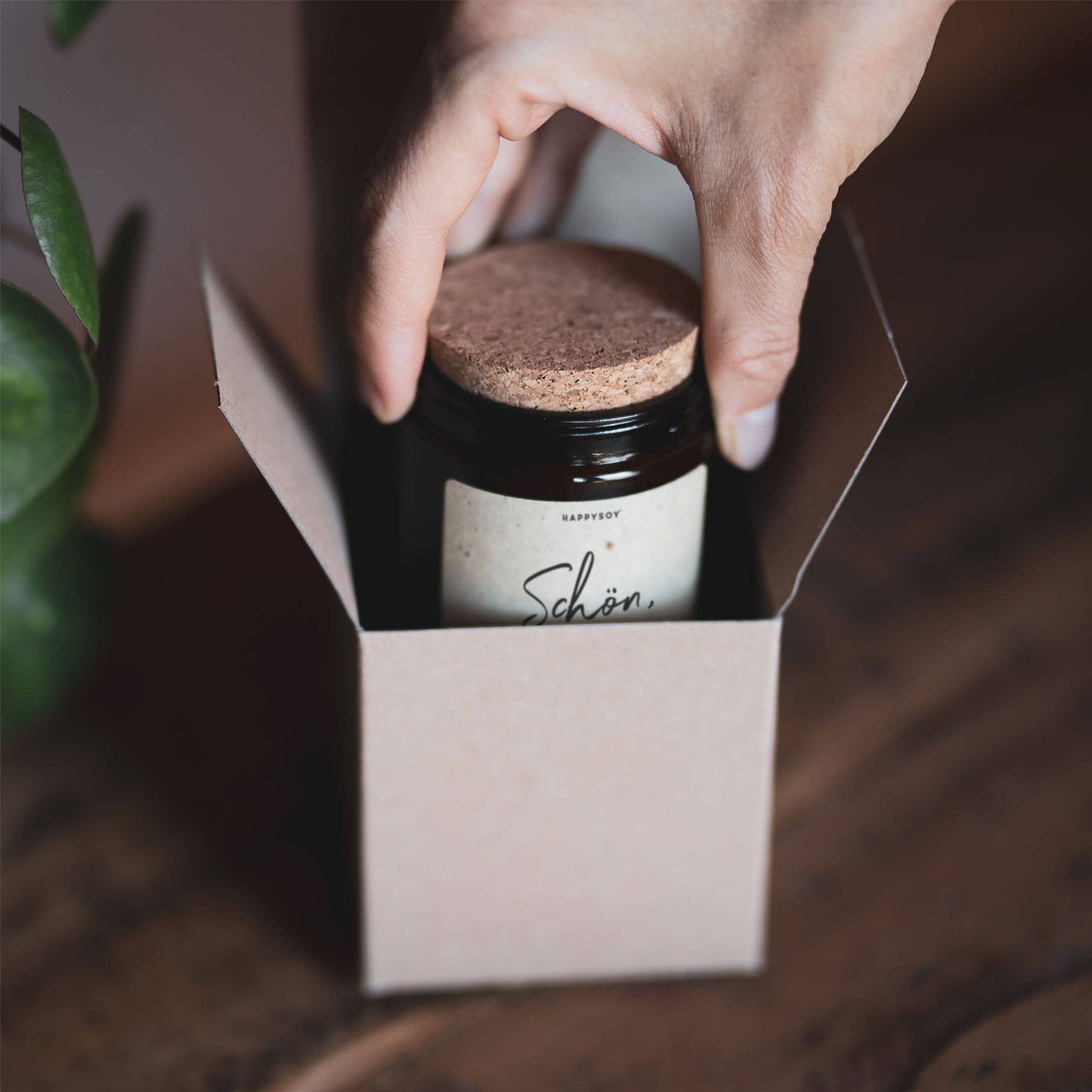 HAPPYSOY Duftkerze | Schön, dass es dich gibt!