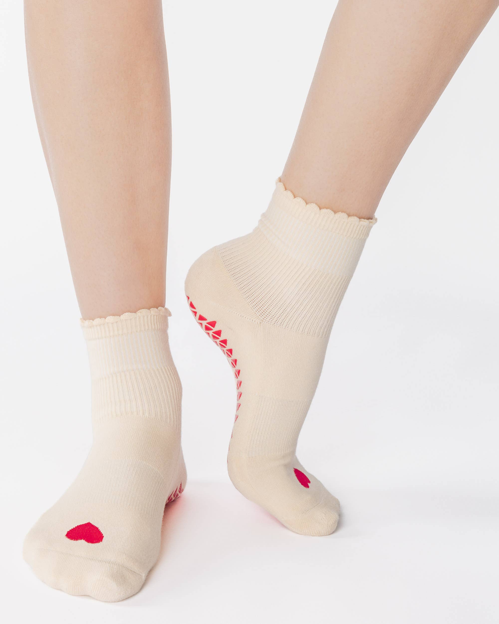 Pointe Studio Love Ankle Grip Socks