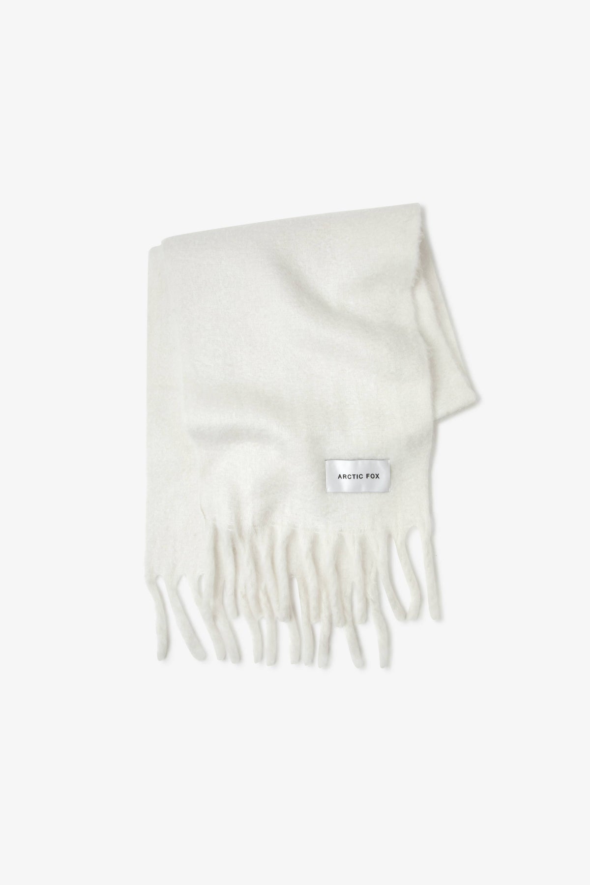 Der Stockholm-Schal - 100 % recycelt - Polarweiß - AW26