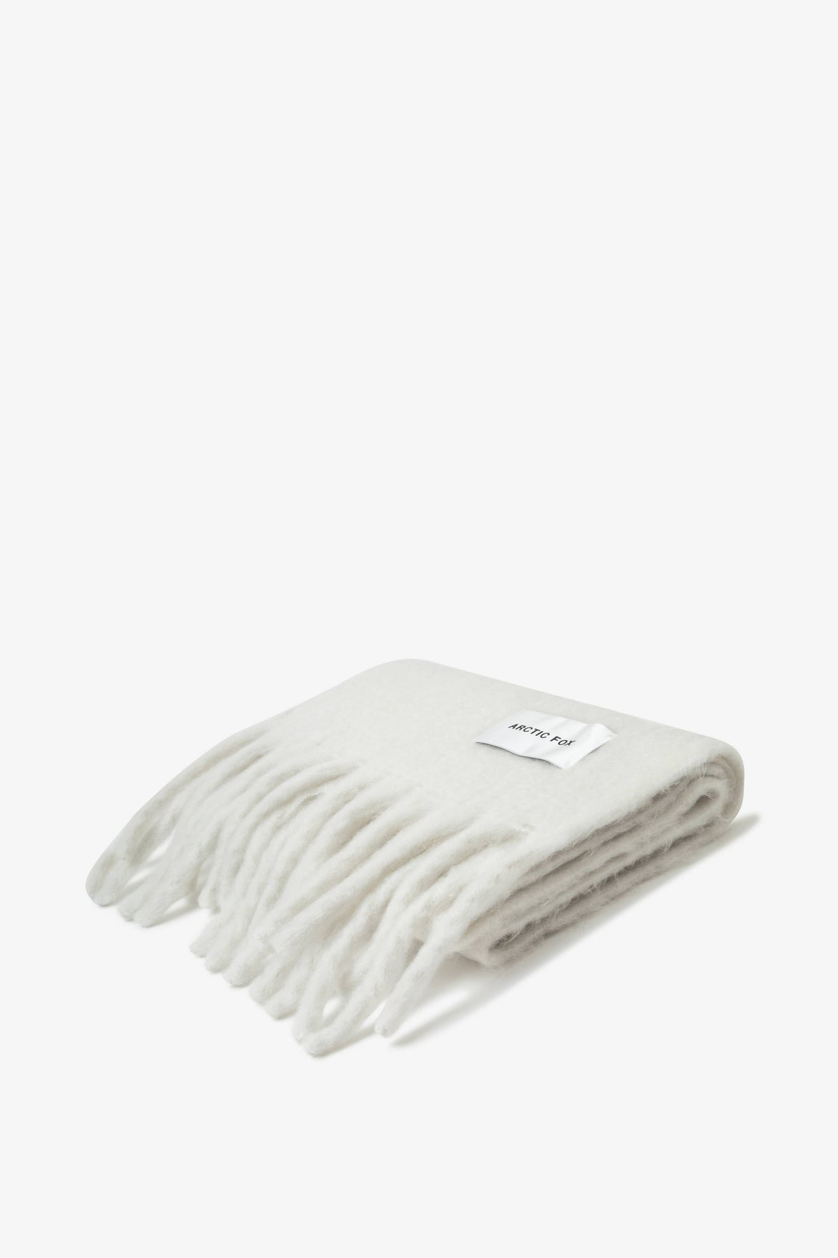 Der Stockholm-Schal - 100 % recycelt - Polarweiß - AW26