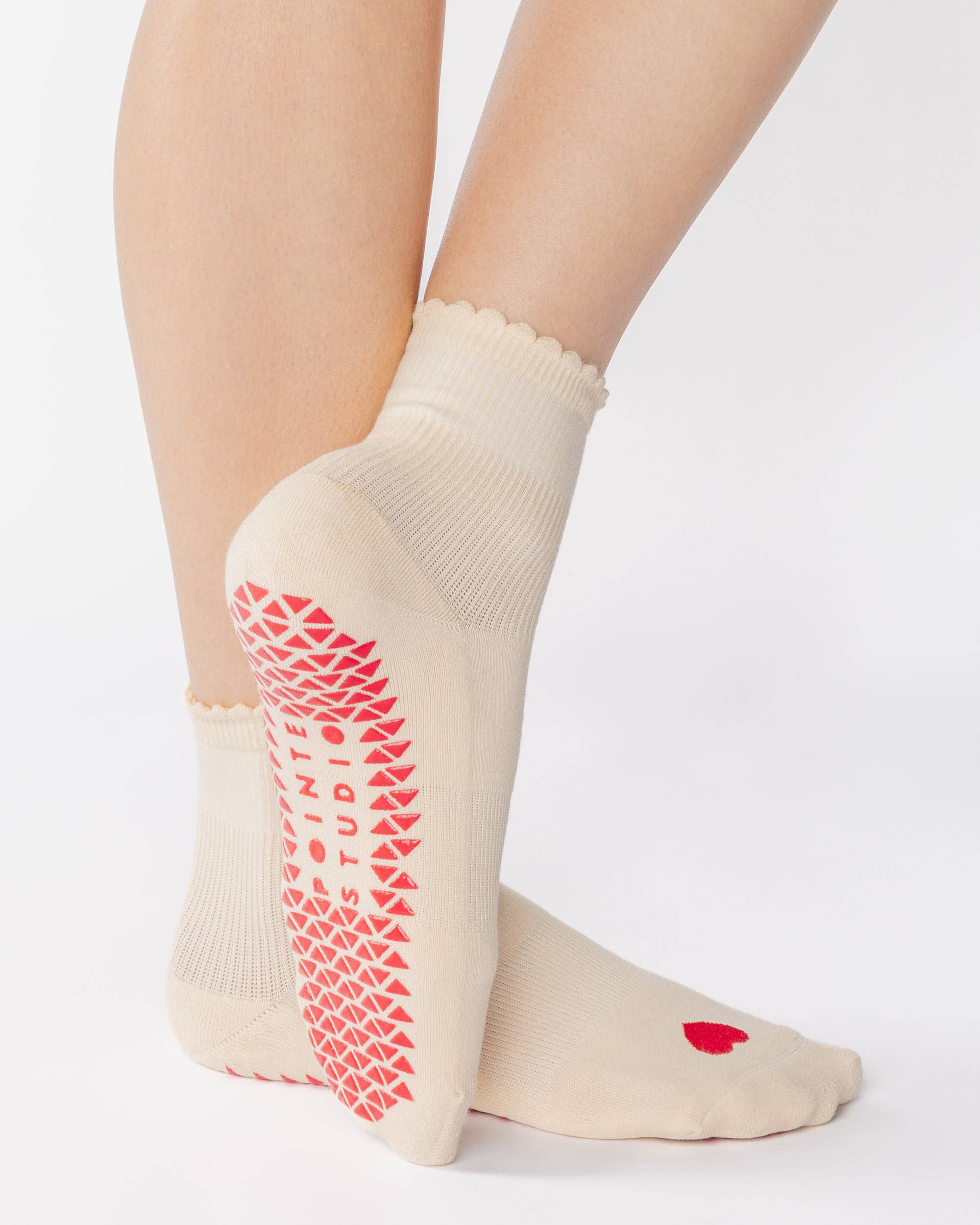 Pointe Studio Love Ankle Grip Socks