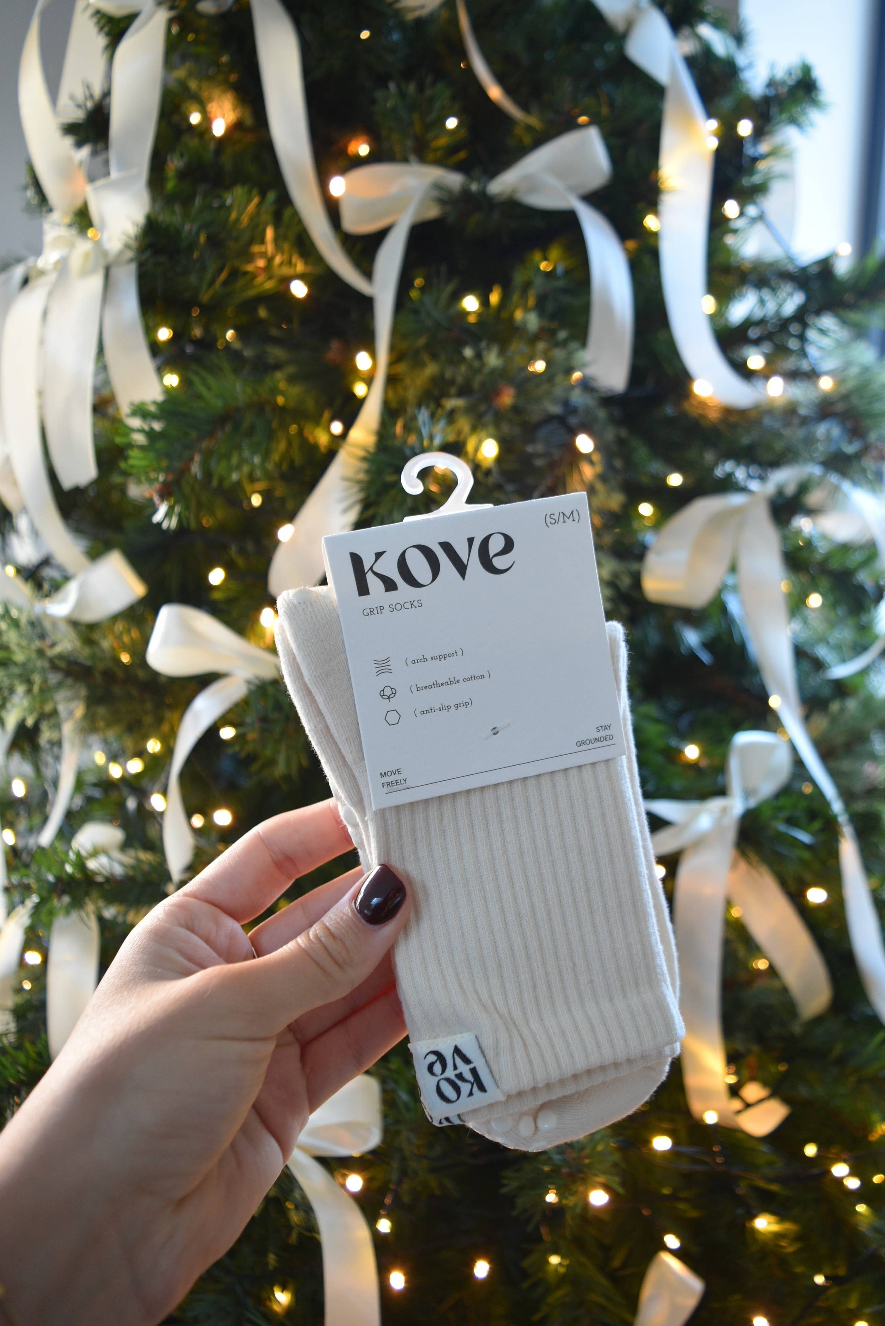 Kove - Les Basics Grip Socks Creme