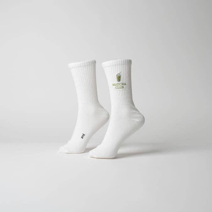 Matcha Club Statement Socken