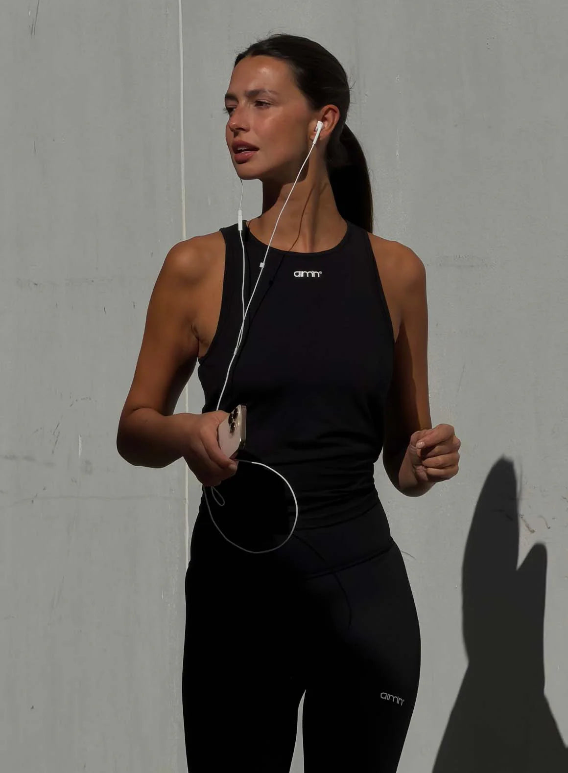 Aim'n Sportswear Soft Basic Singlet black