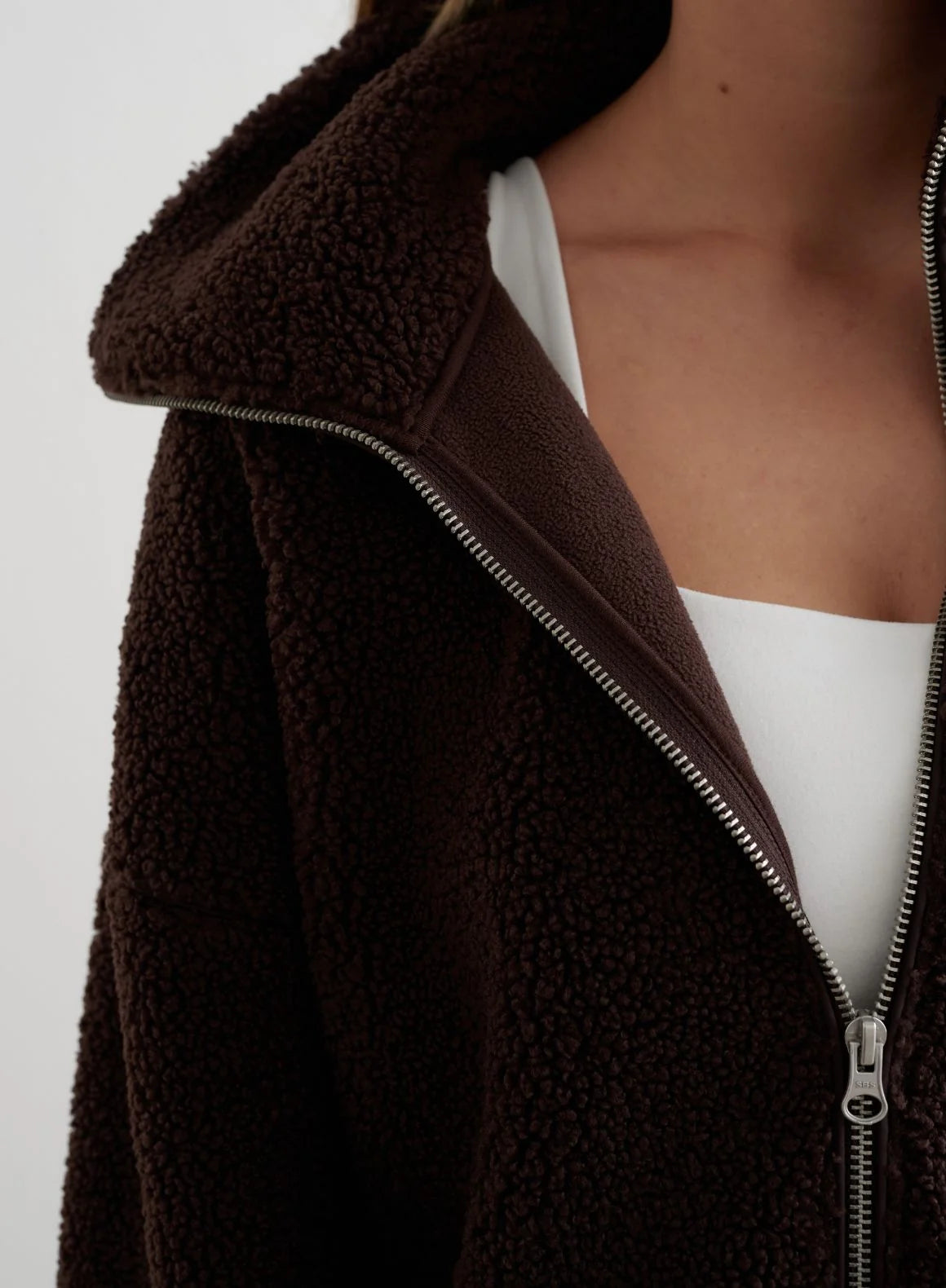 Aim'n Sportswear Pile Jacket Cacao