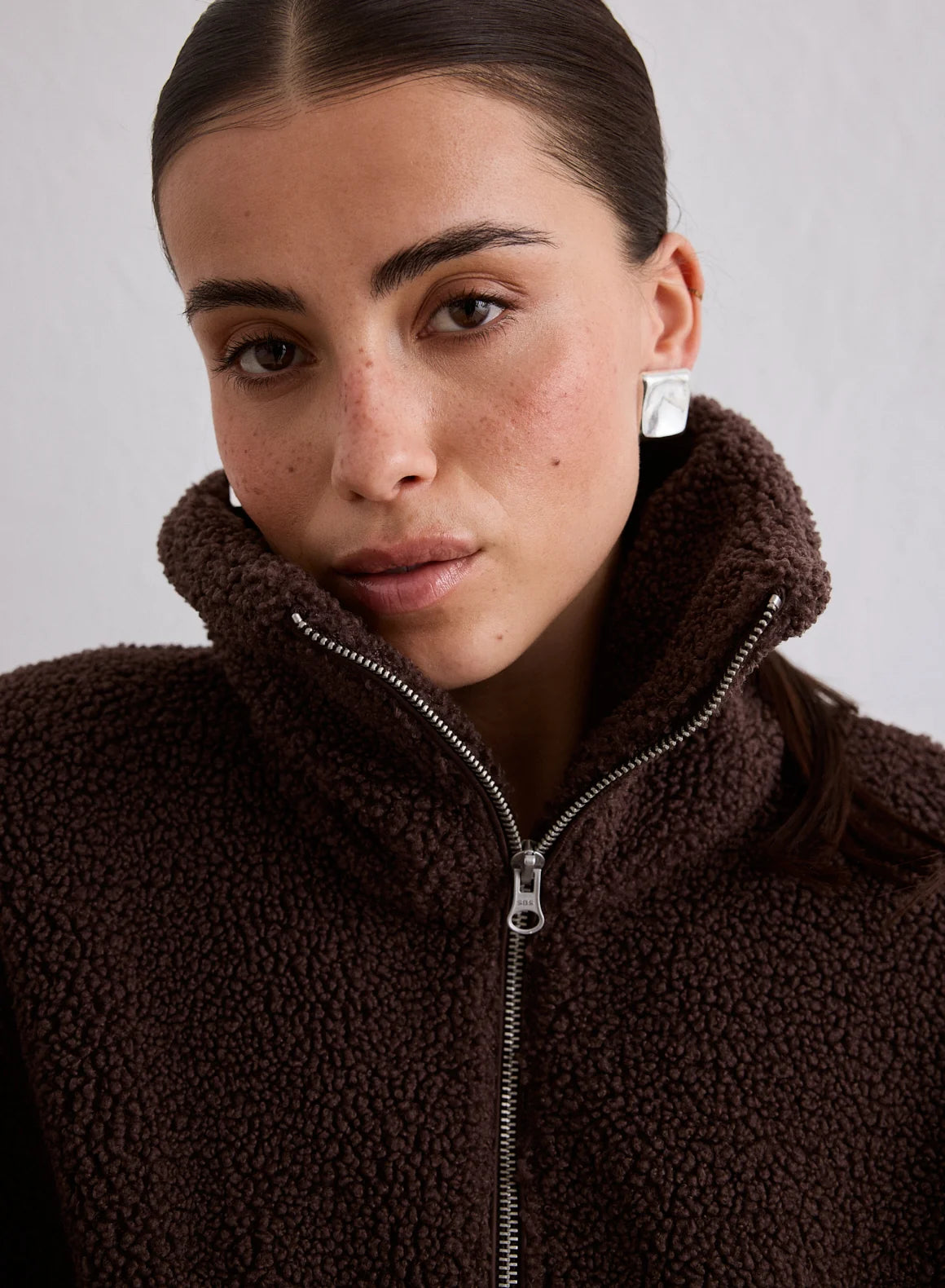 Aim'n Sportswear Pile Jacket Cacao