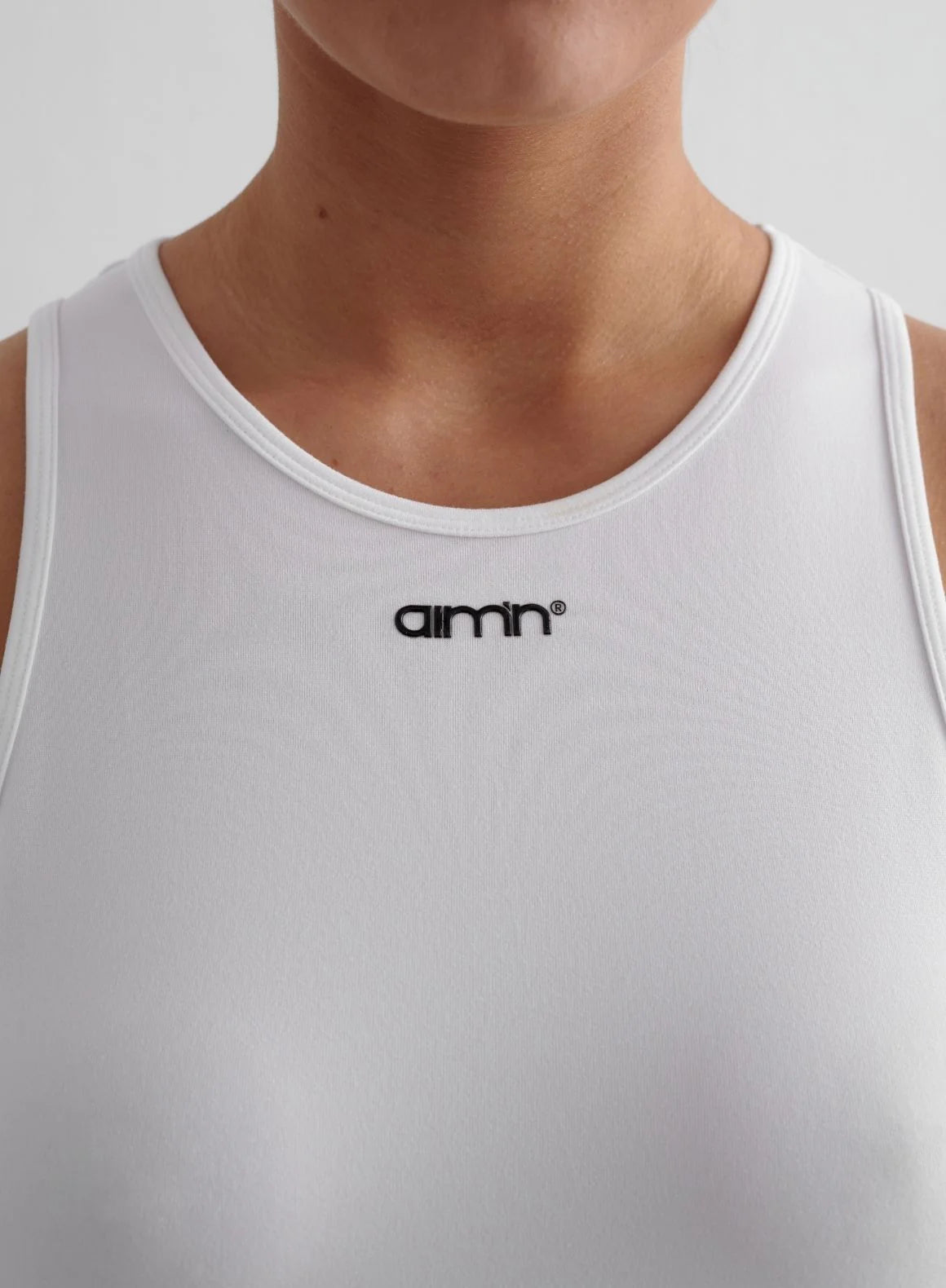 Aim'n Sportswear Soft Basic Singlet white