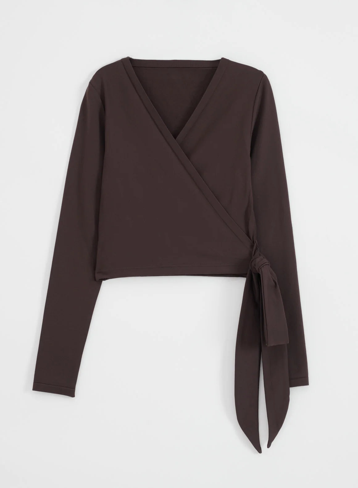 Aim'n Sportswear Shape Seamless Wrap Longsleeve chocolate