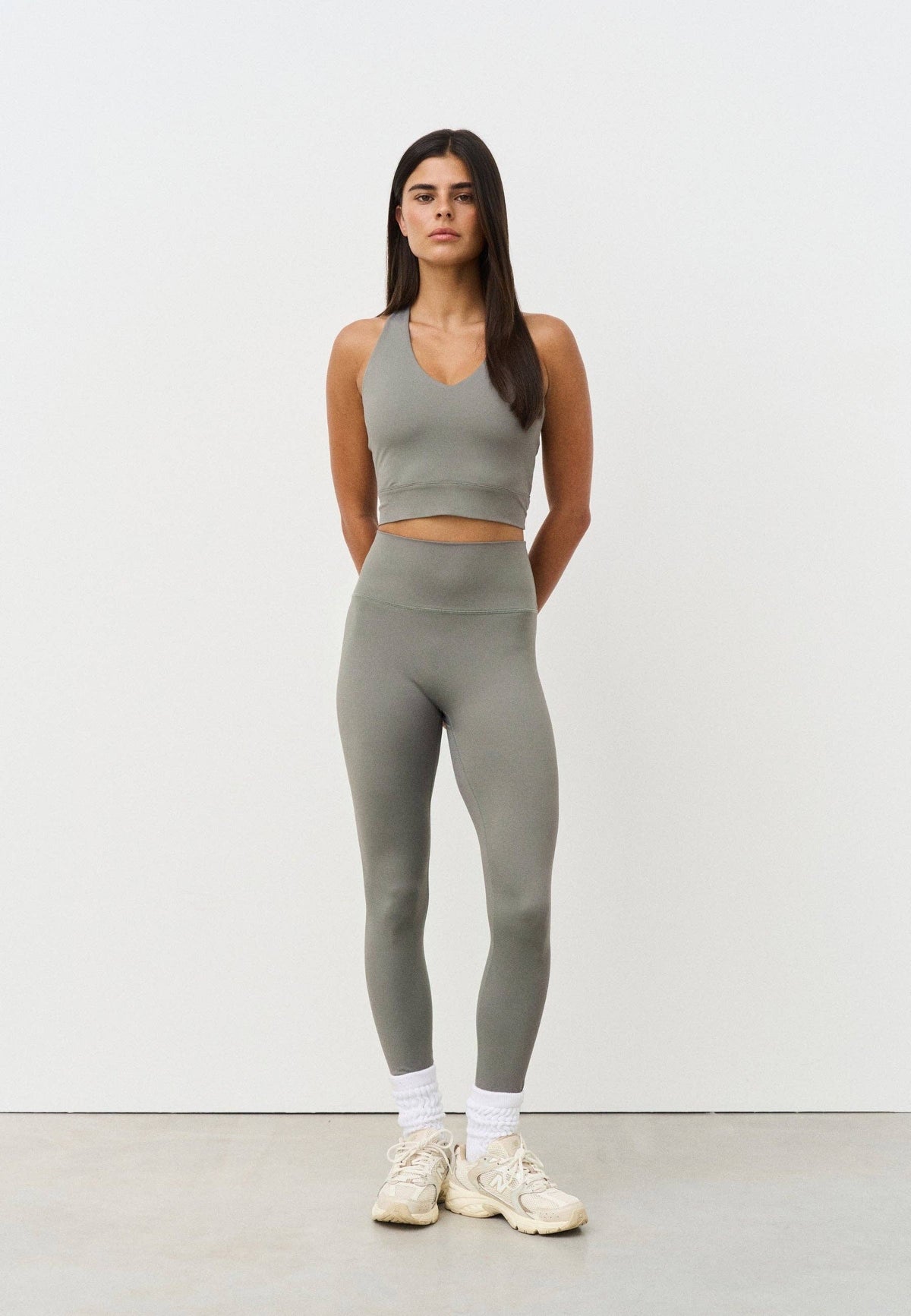 Sisterly Tribe Softsculpt-Leggings - Dunkeloliv
