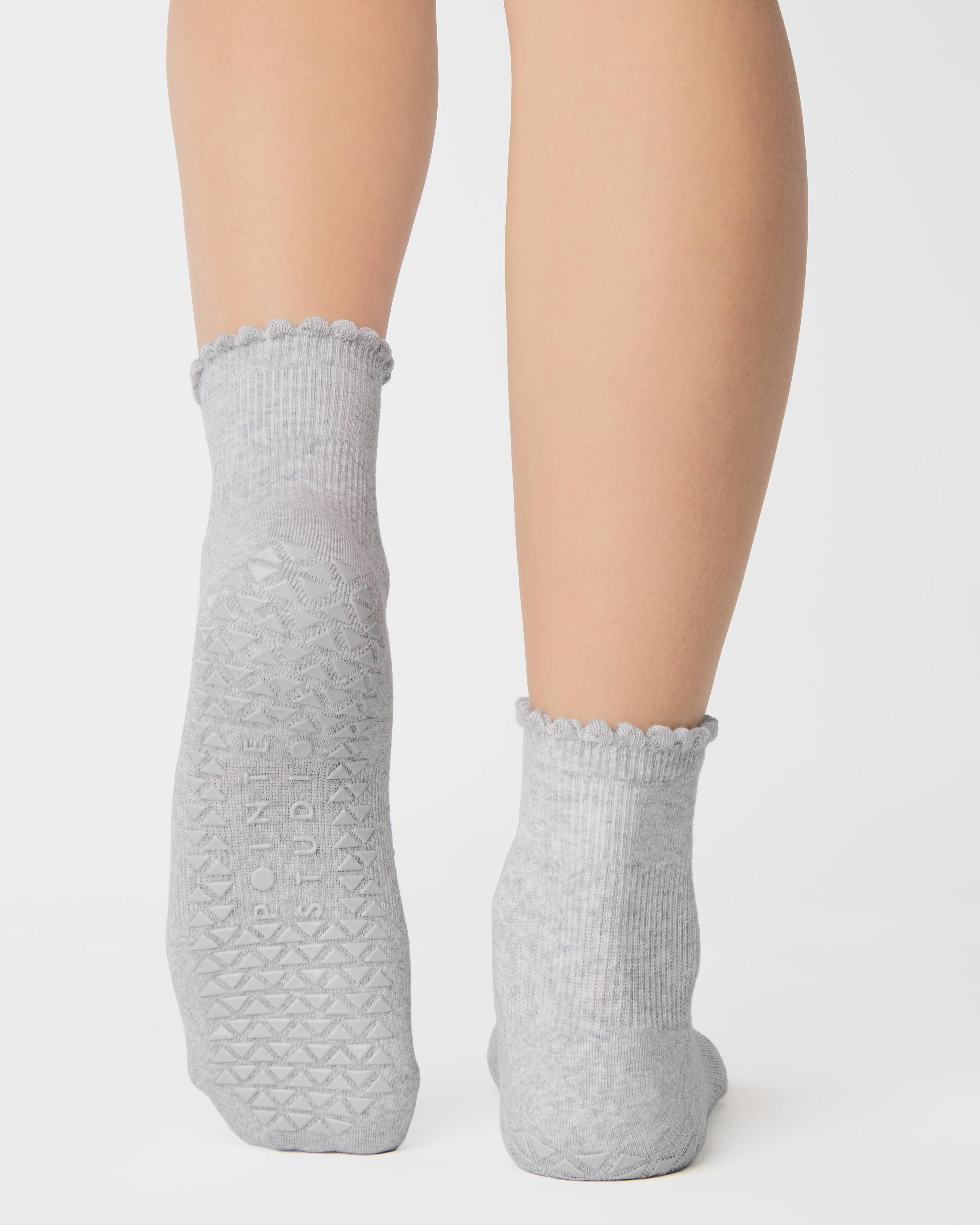 Pointe Studio - Cherry Full Foot Grip Socks