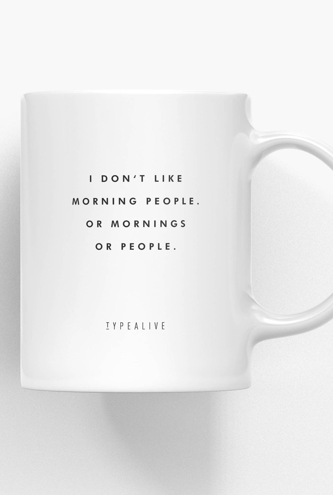 Tasse aus Keramik / Morning People