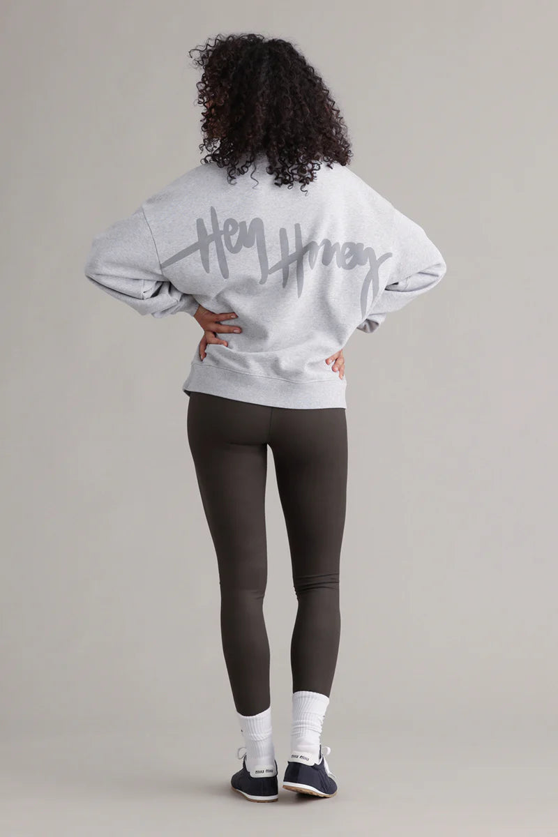 Hey Honey SWEATSHIRT REFLECT GREY MELANGE