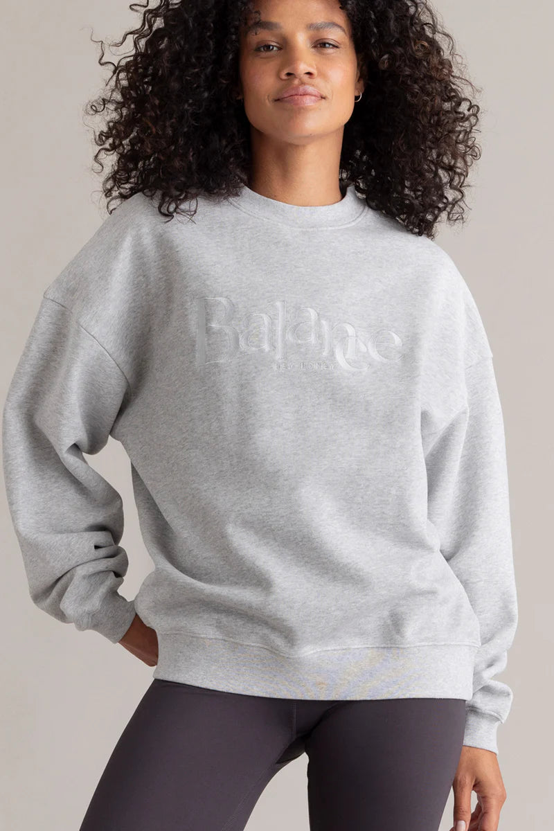 Hey Honey SWEATSHIRT BALANCE GREY MELANGE