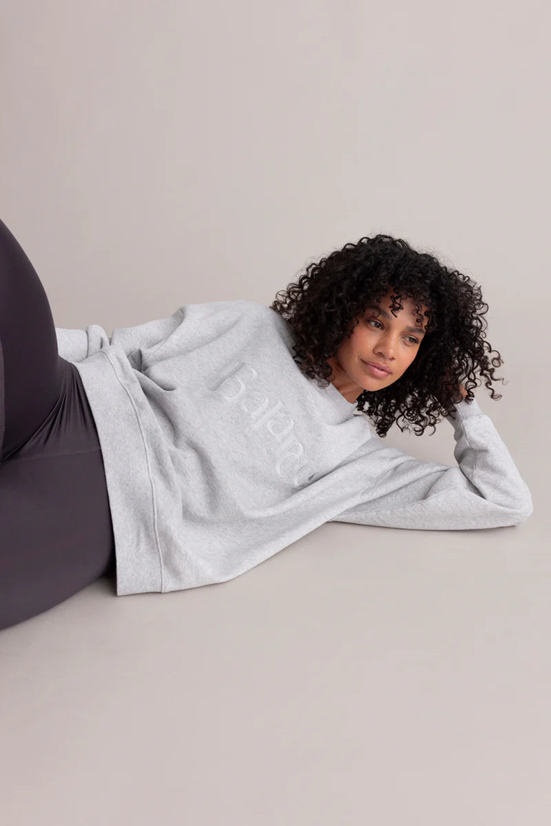 Hey Honey SWEATSHIRT BALANCE GREY MELANGE