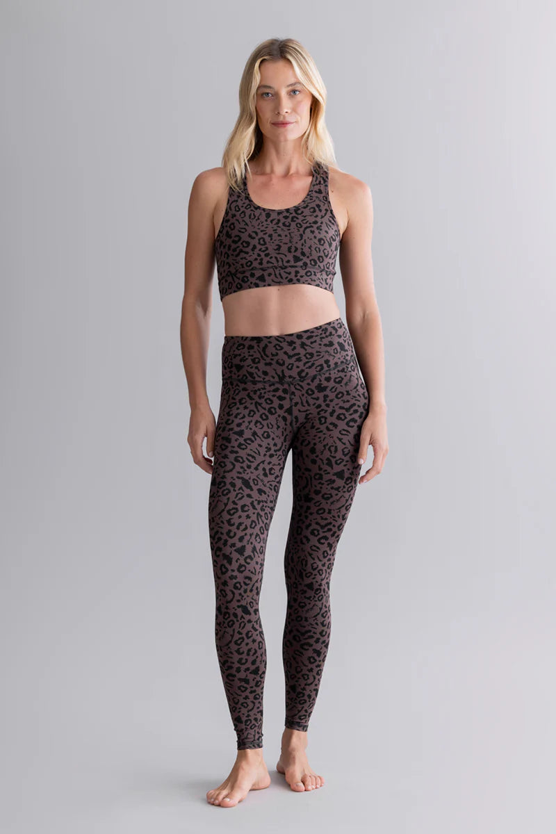 Hey Honey LEGGINGS MONO LEO SOFT BROWN