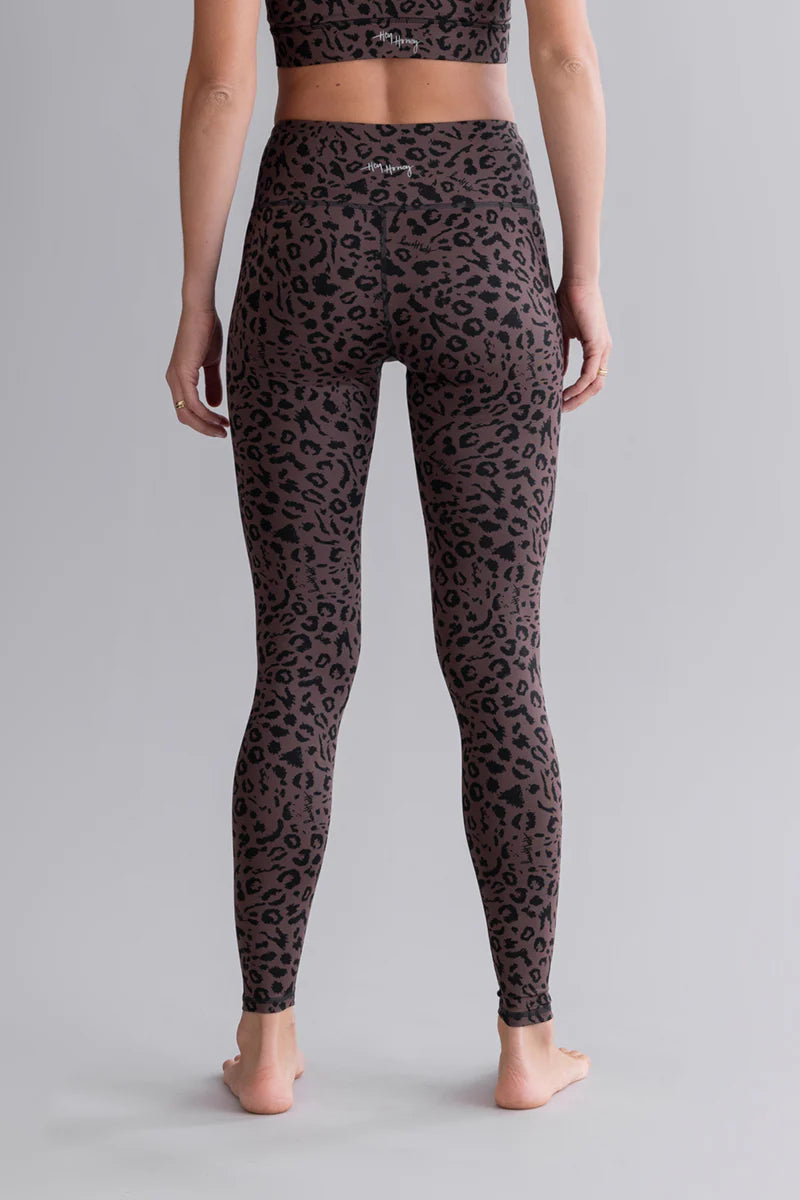 Hey Honey LEGGINGS MONO LEO SOFT BROWN