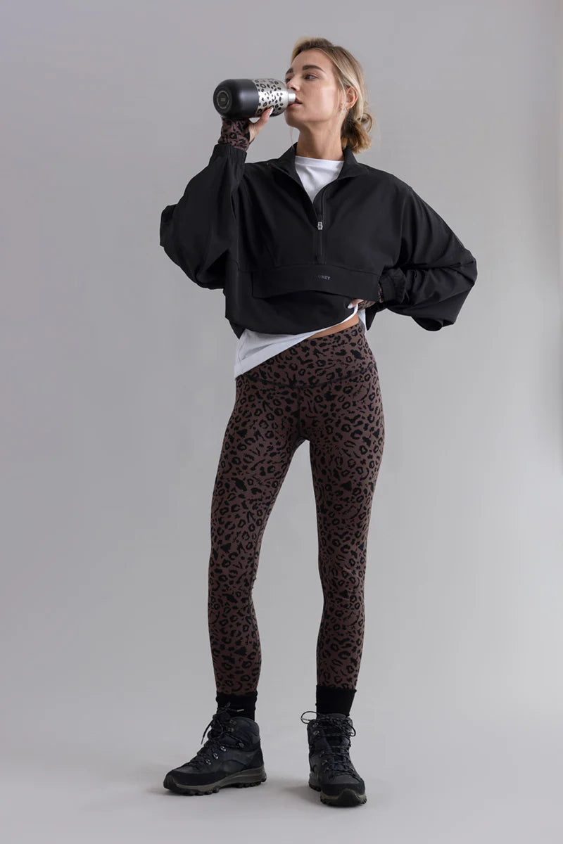 Hey Honey LEGGINGS MONO LEO SOFT BROWN