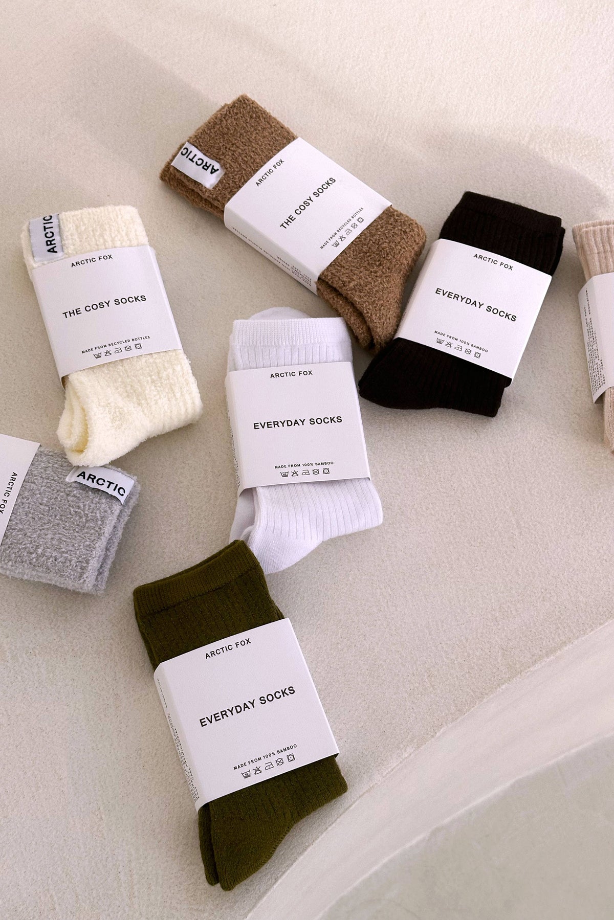 Cosy Socken - 100 % recycelt - Chocolate