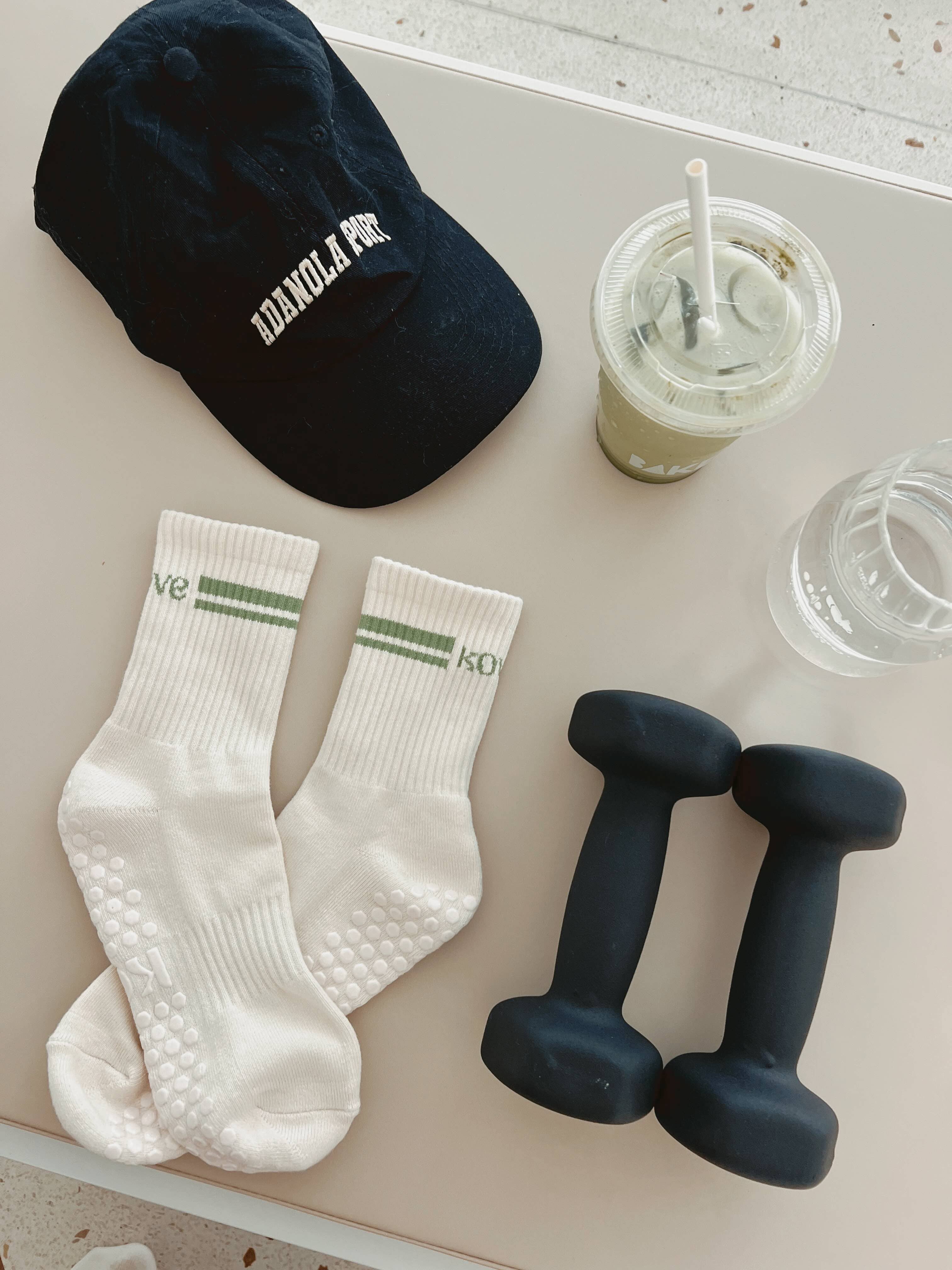 Kove - Matcha Vintage Grip Socks