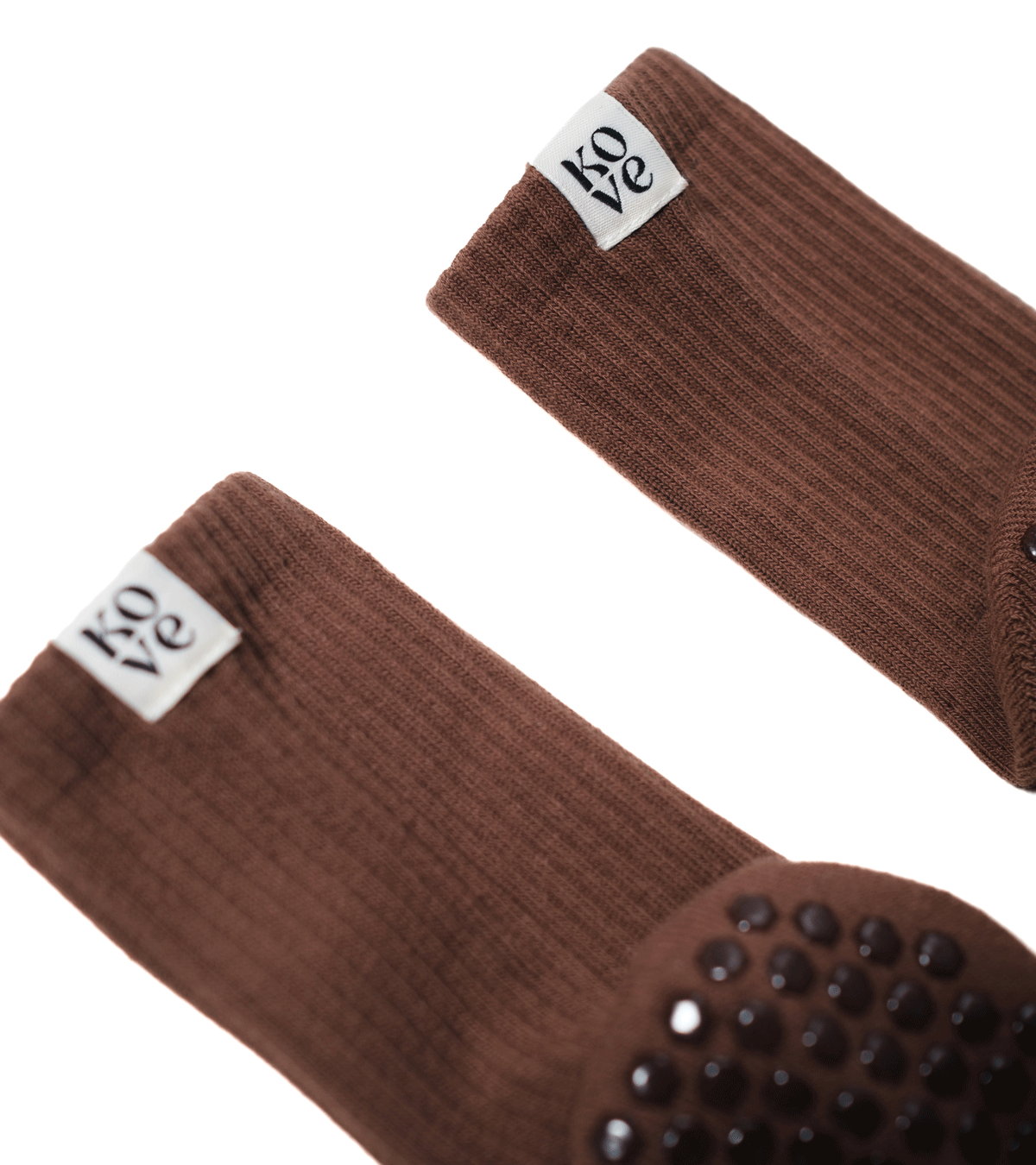 Kove - Les Basics Grip Socks Espresso