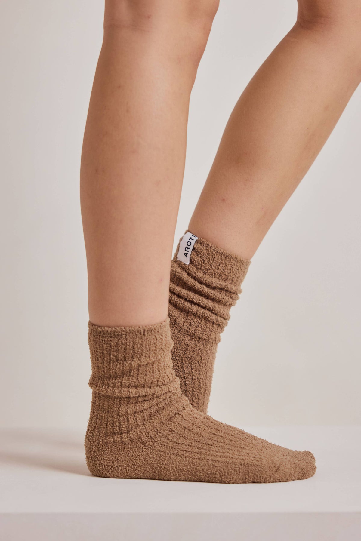 Cosy-Socken – 100 % recycelt – Beige