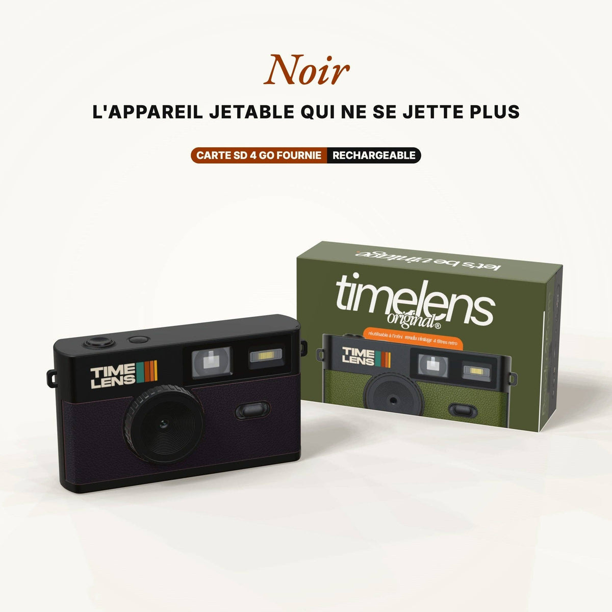 TimeLens® Kamera Schwarz