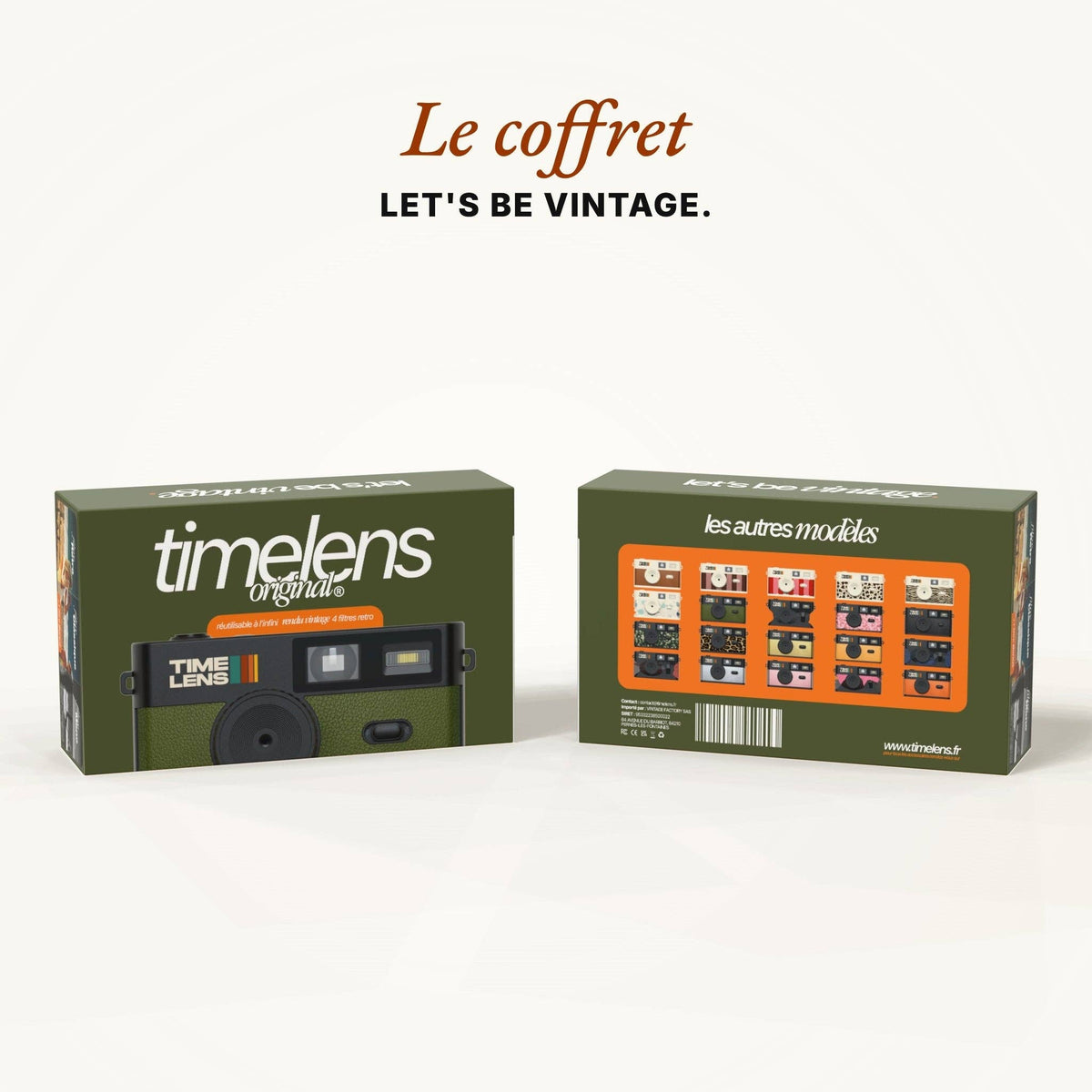 Kamera TimeLens® Cream Zebra