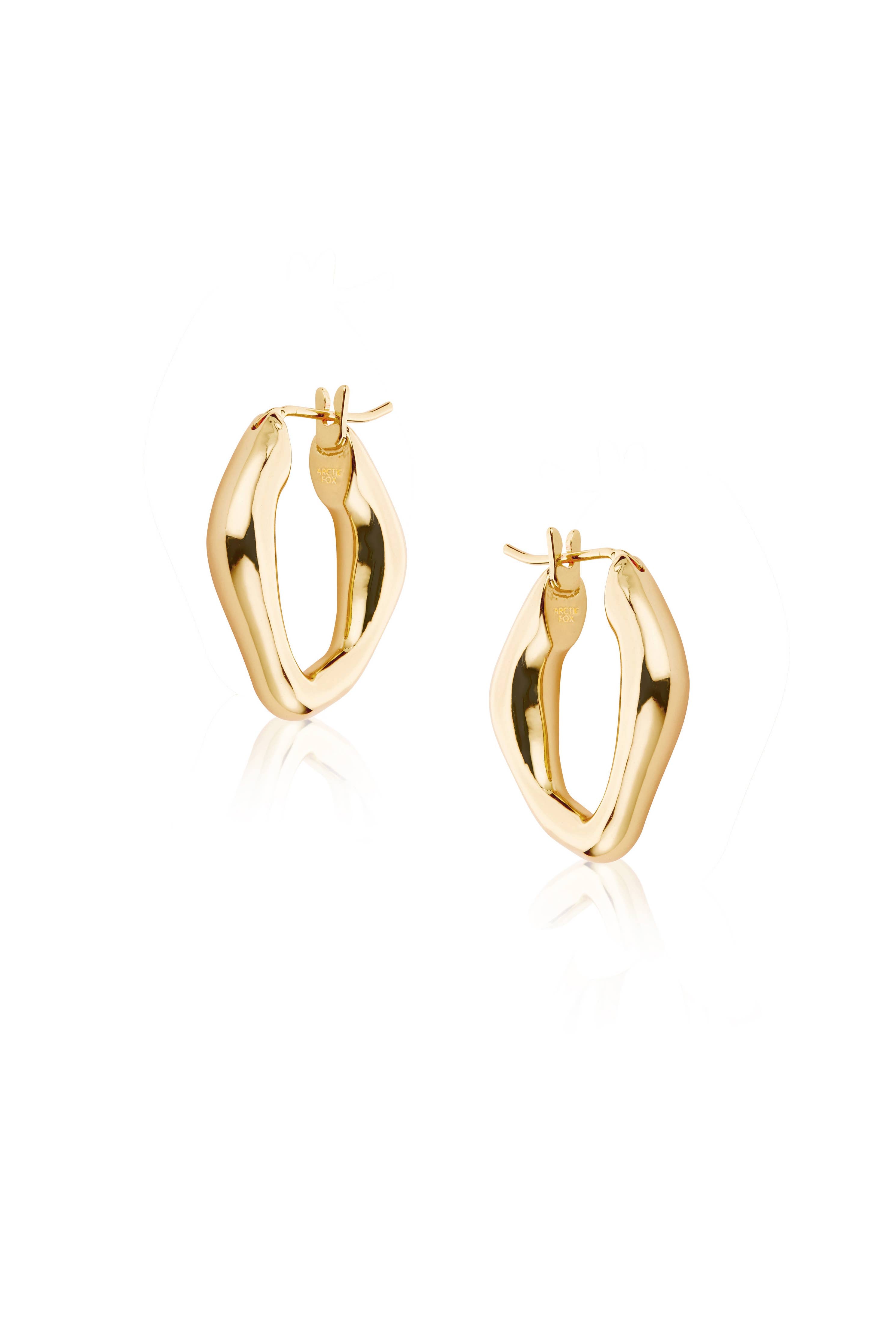 Arctic Fox Signature Creolen aus Gold — Liv