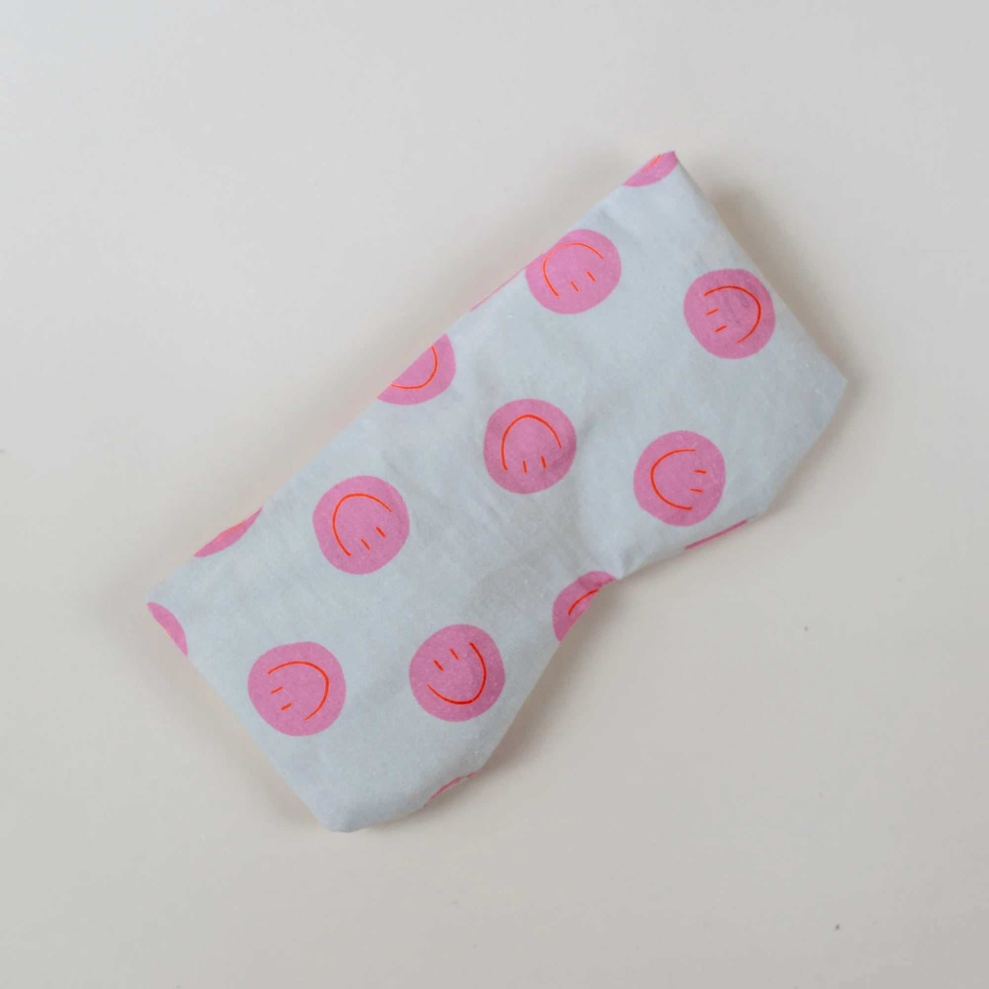 Tochtervonwalter Augenkissen Smiley pink - Lavendel & Dinkel