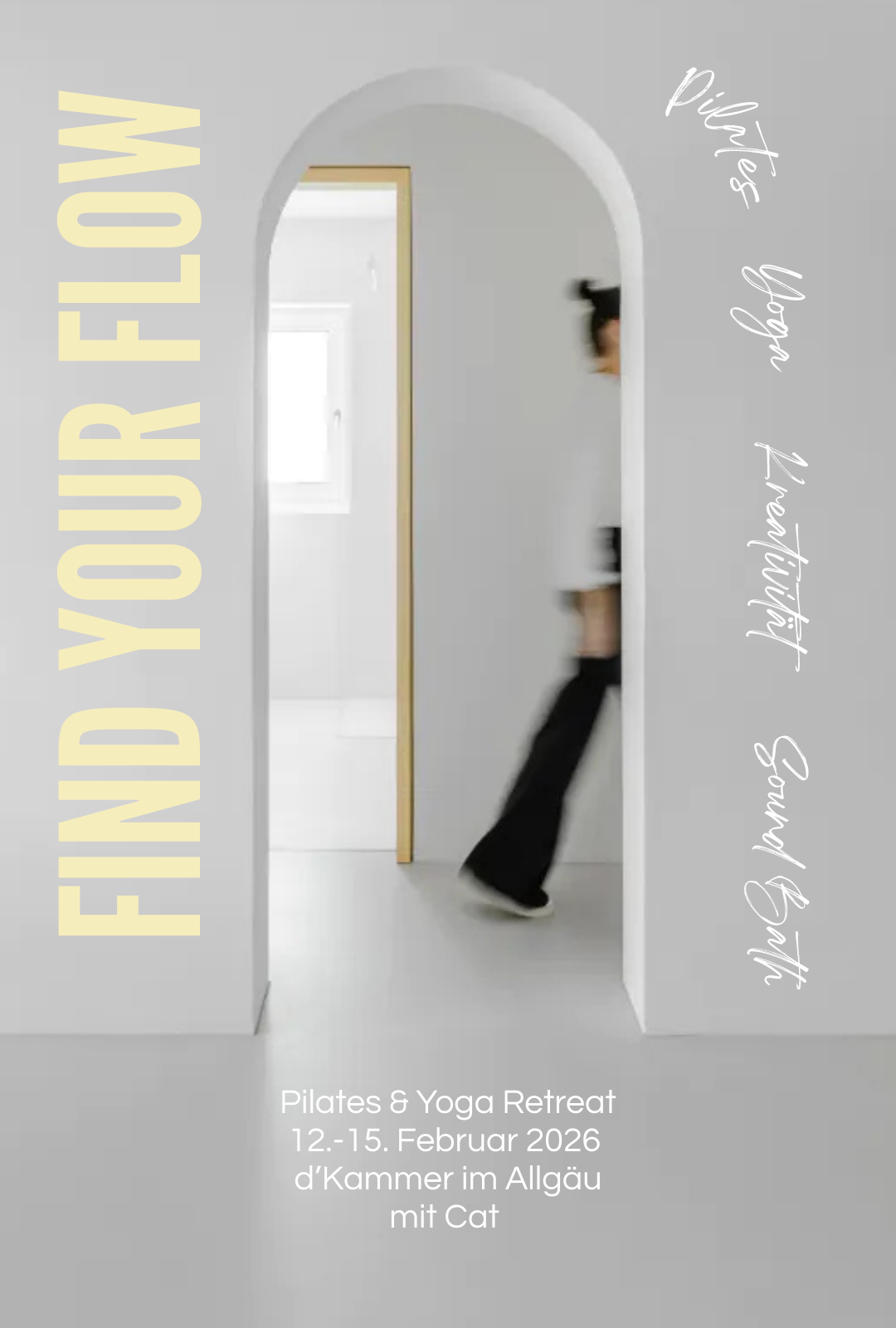 Find your Flow Retreat d'Kammer mit Cat - 12.-15. Februar 2026