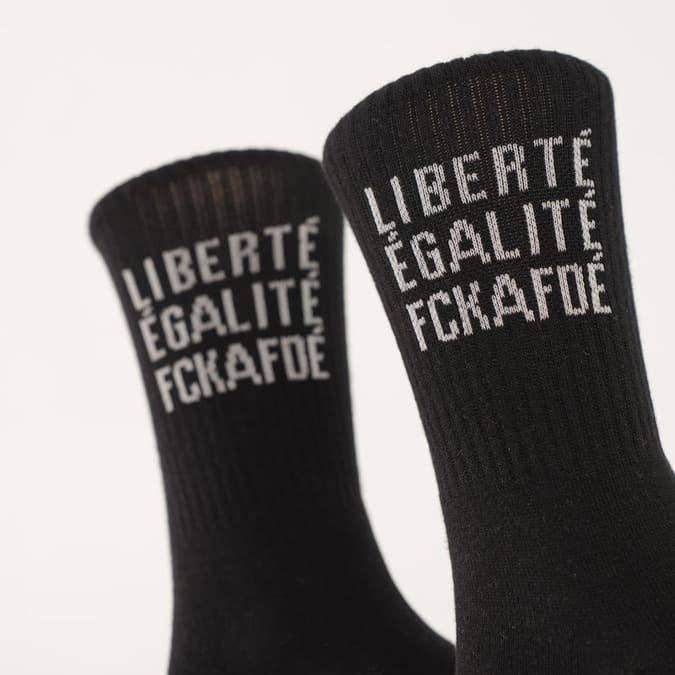 FCKAFDÉ Statement Socken - black