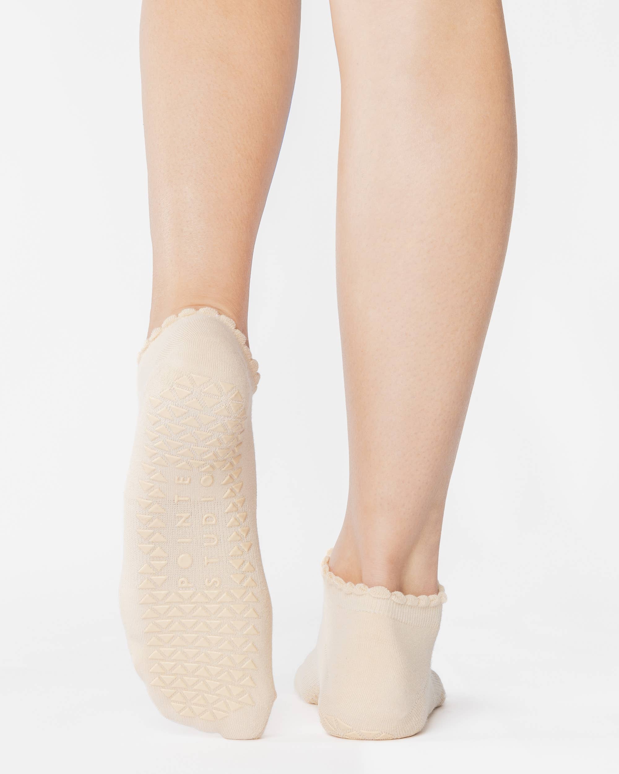 Pointe Studio - Cherry Full Foot Grip Socks