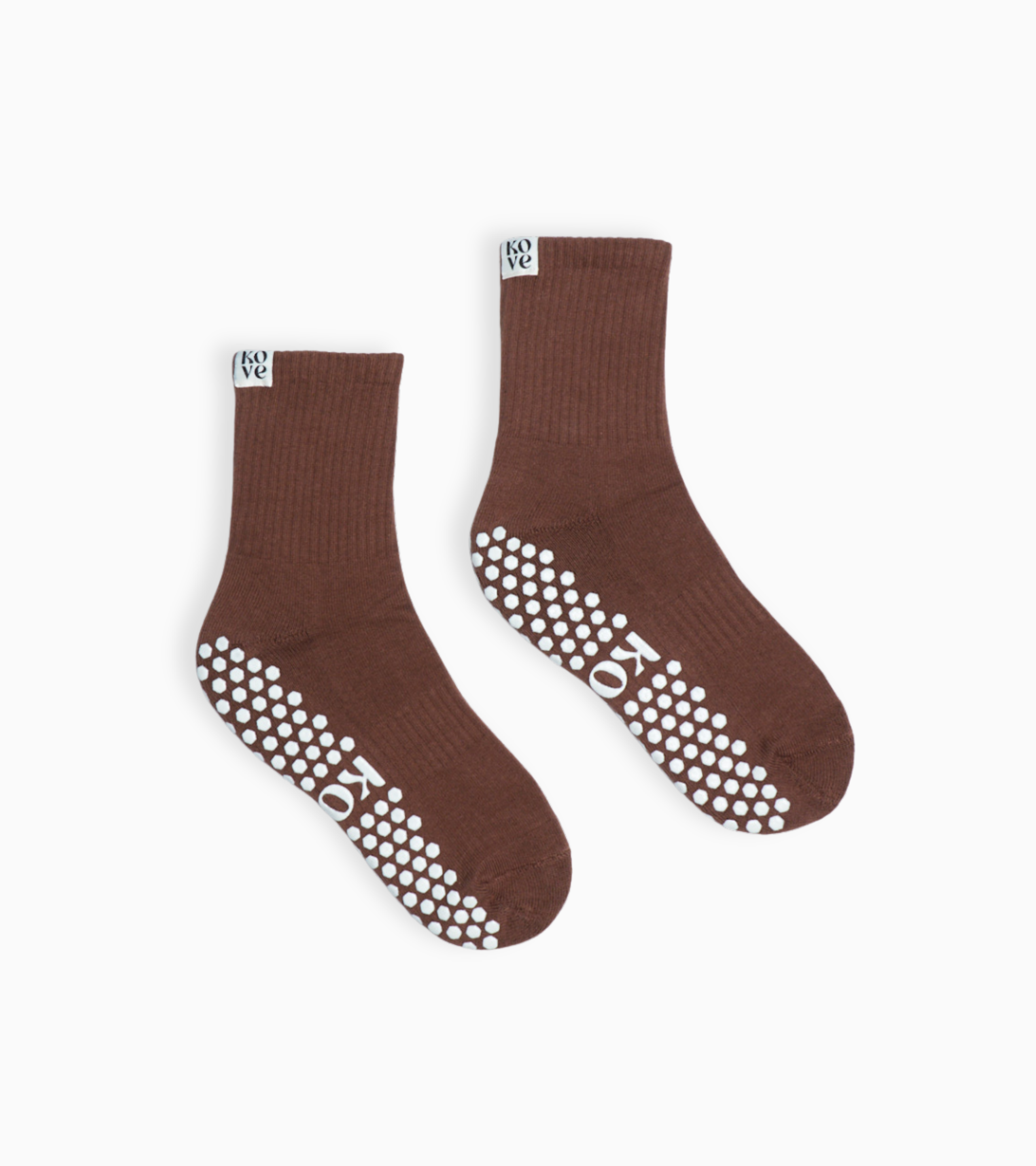 Kove - Les Basics Grip Socks Espresso