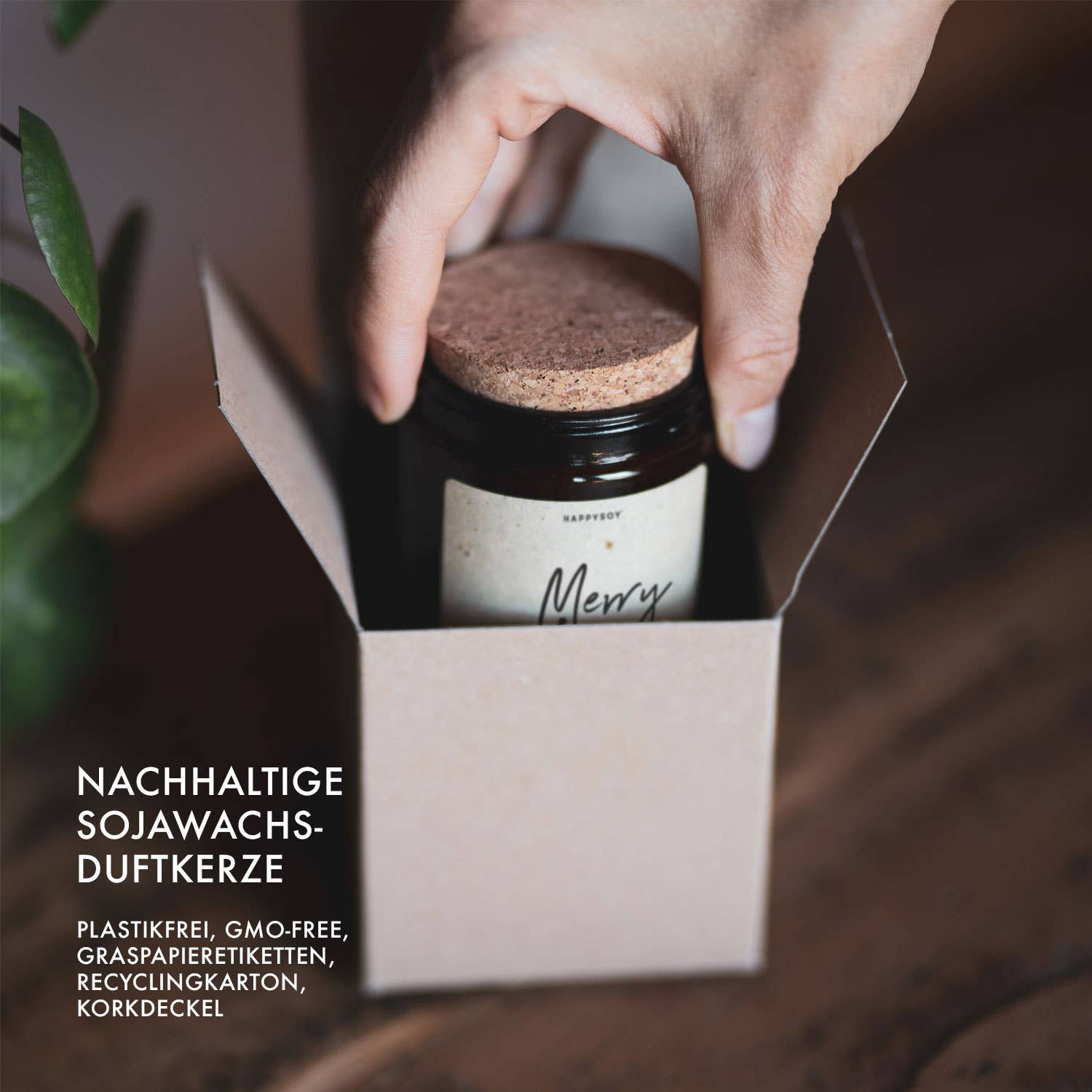 HAPPYSOY Duftkerze | Merry Xmas!