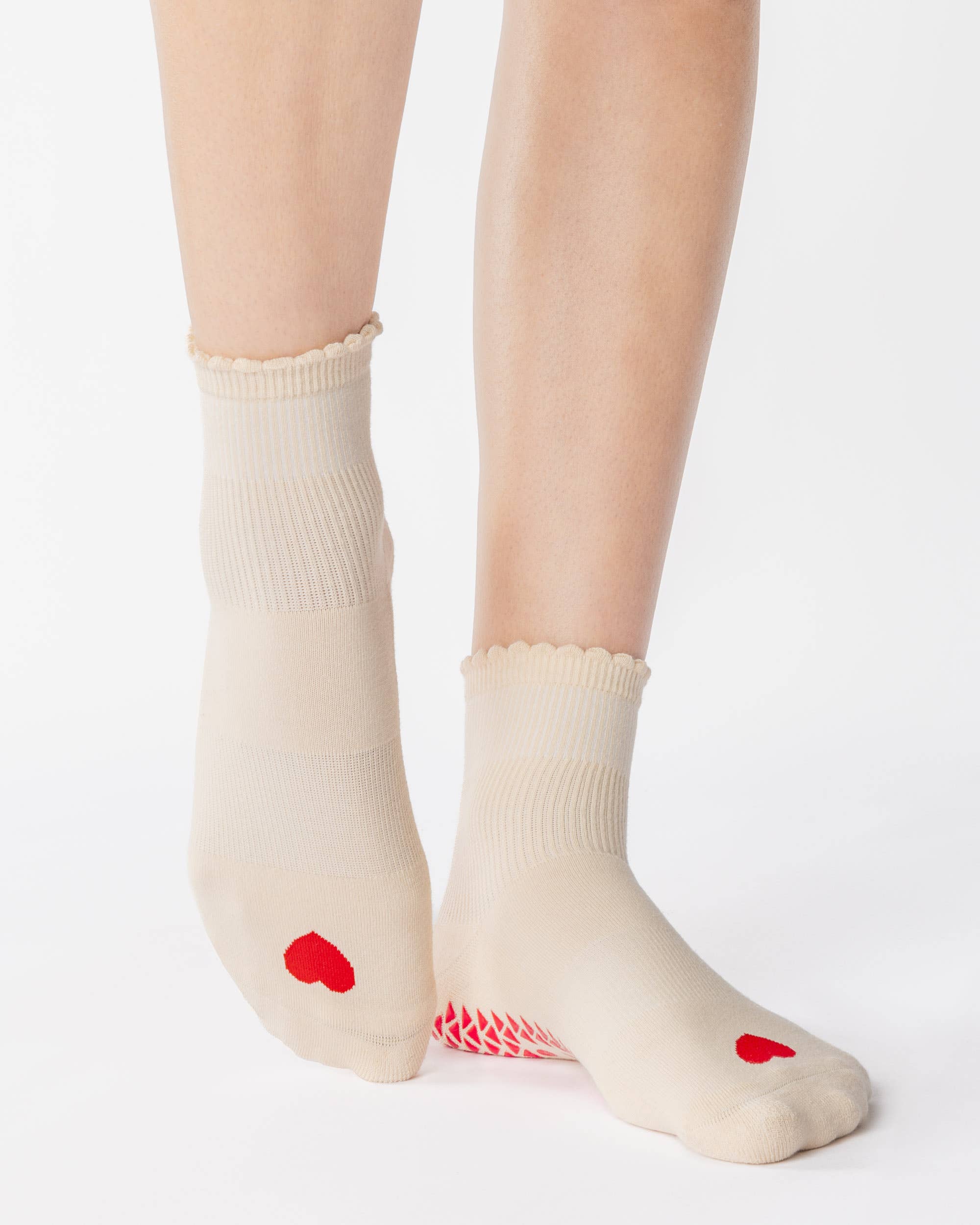 Pointe Studio Love Ankle Grip Socks