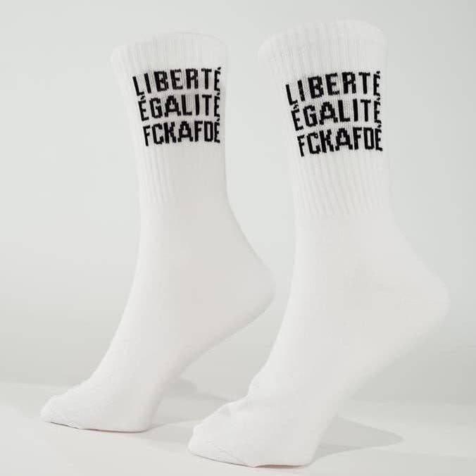 FCKAFDÉ Statement Socken - white