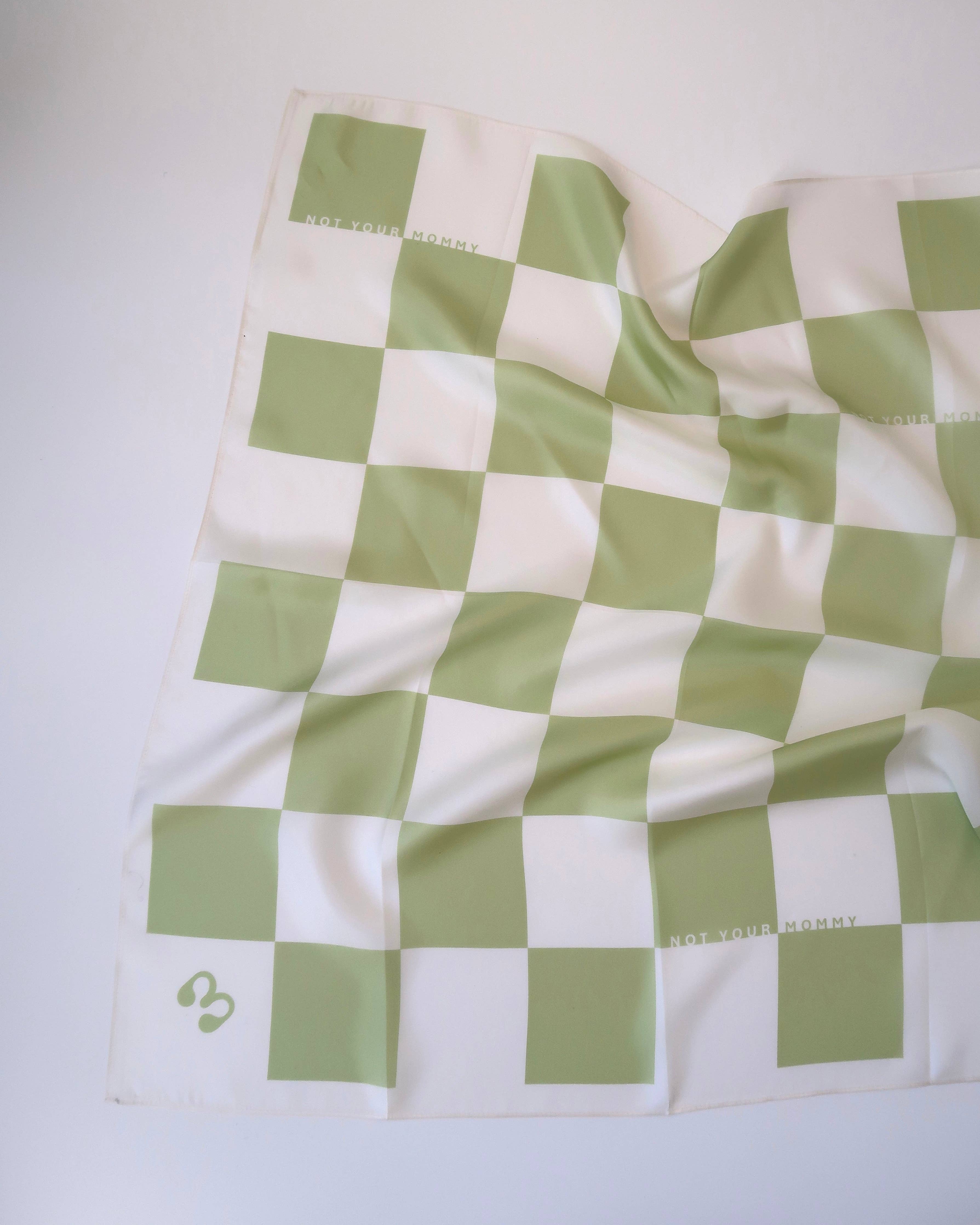 Scarf Matcha Check