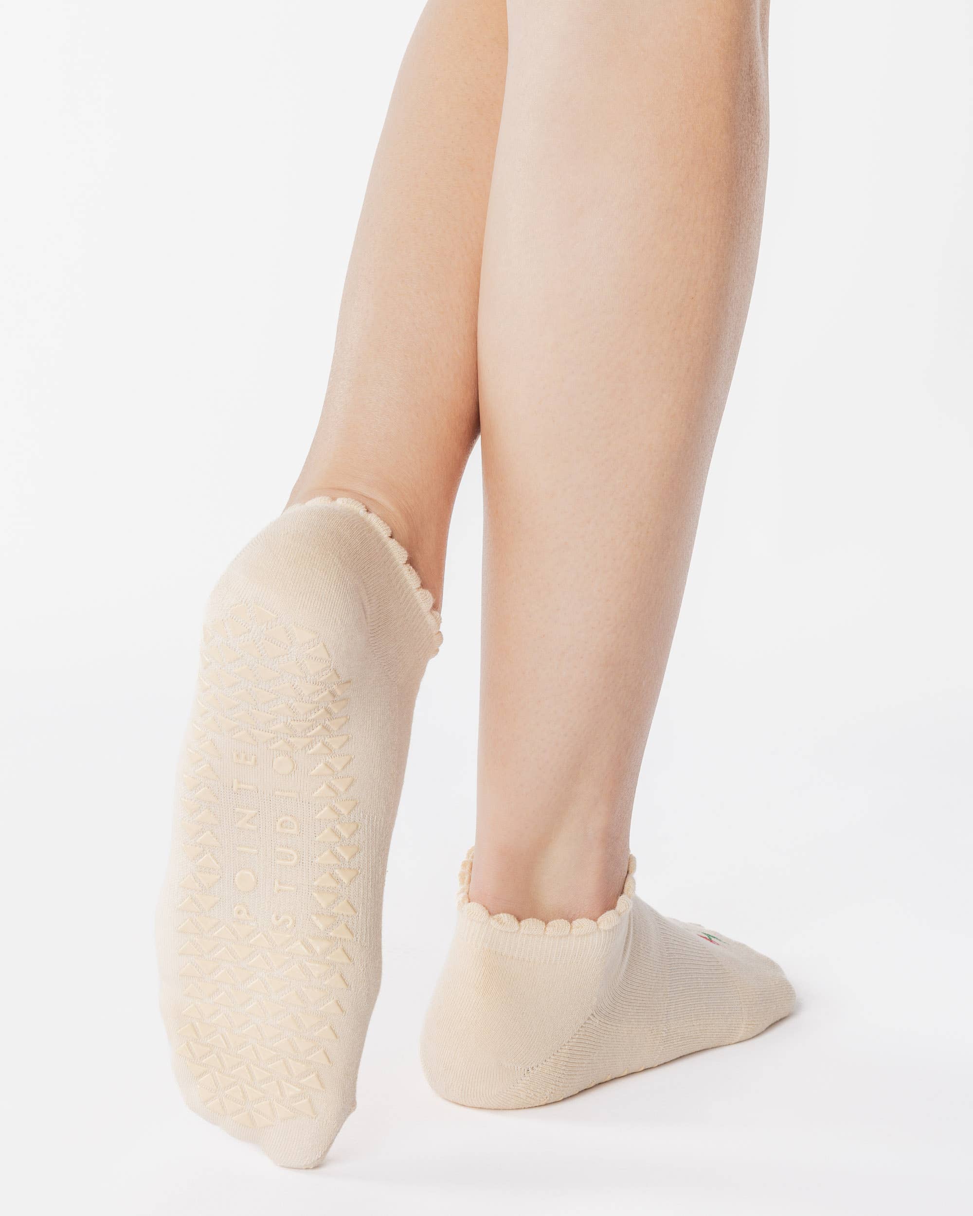 Pointe Studio - Cherry Full Foot Grip Socks