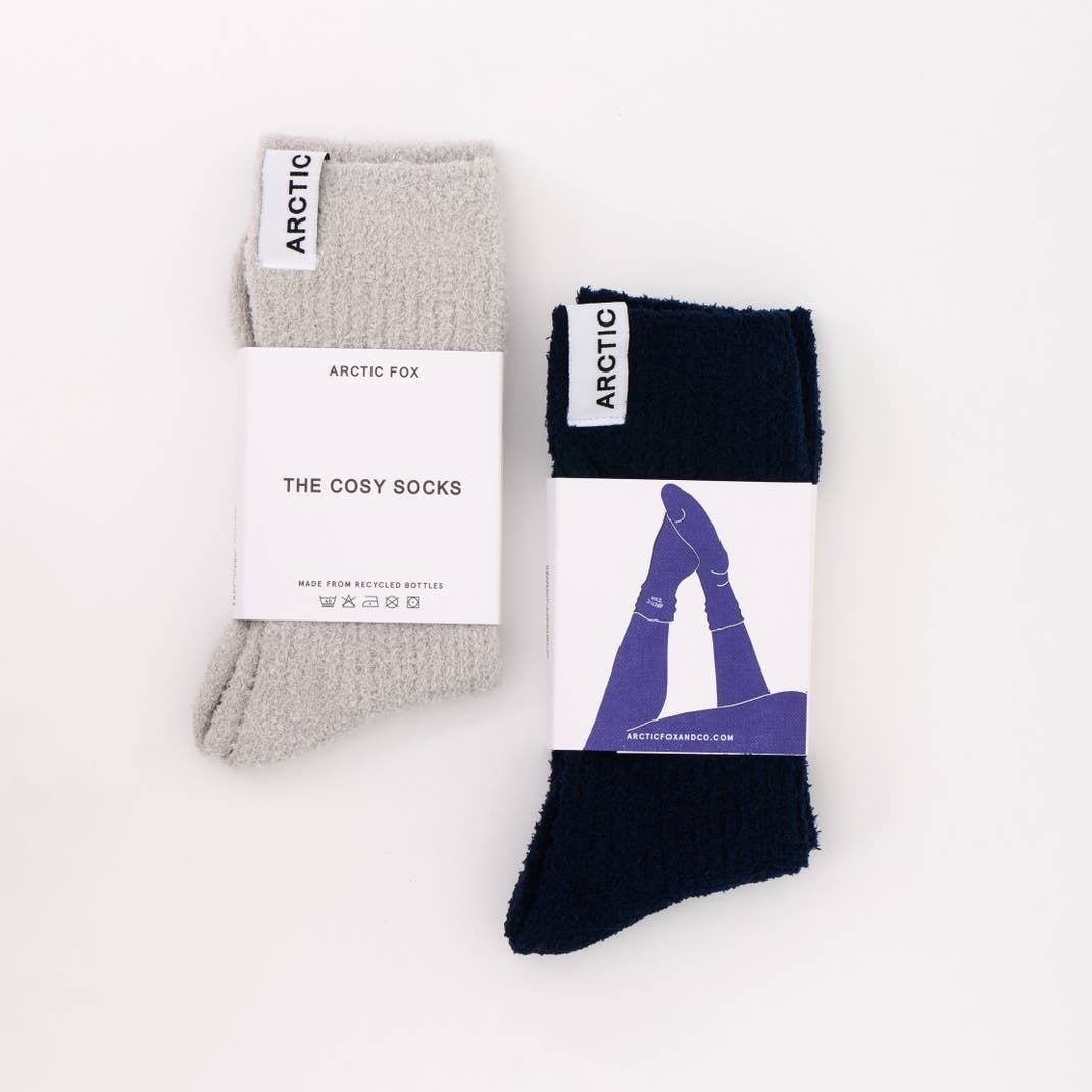 Cosy Socken - 100 % recycelt - Chocolate